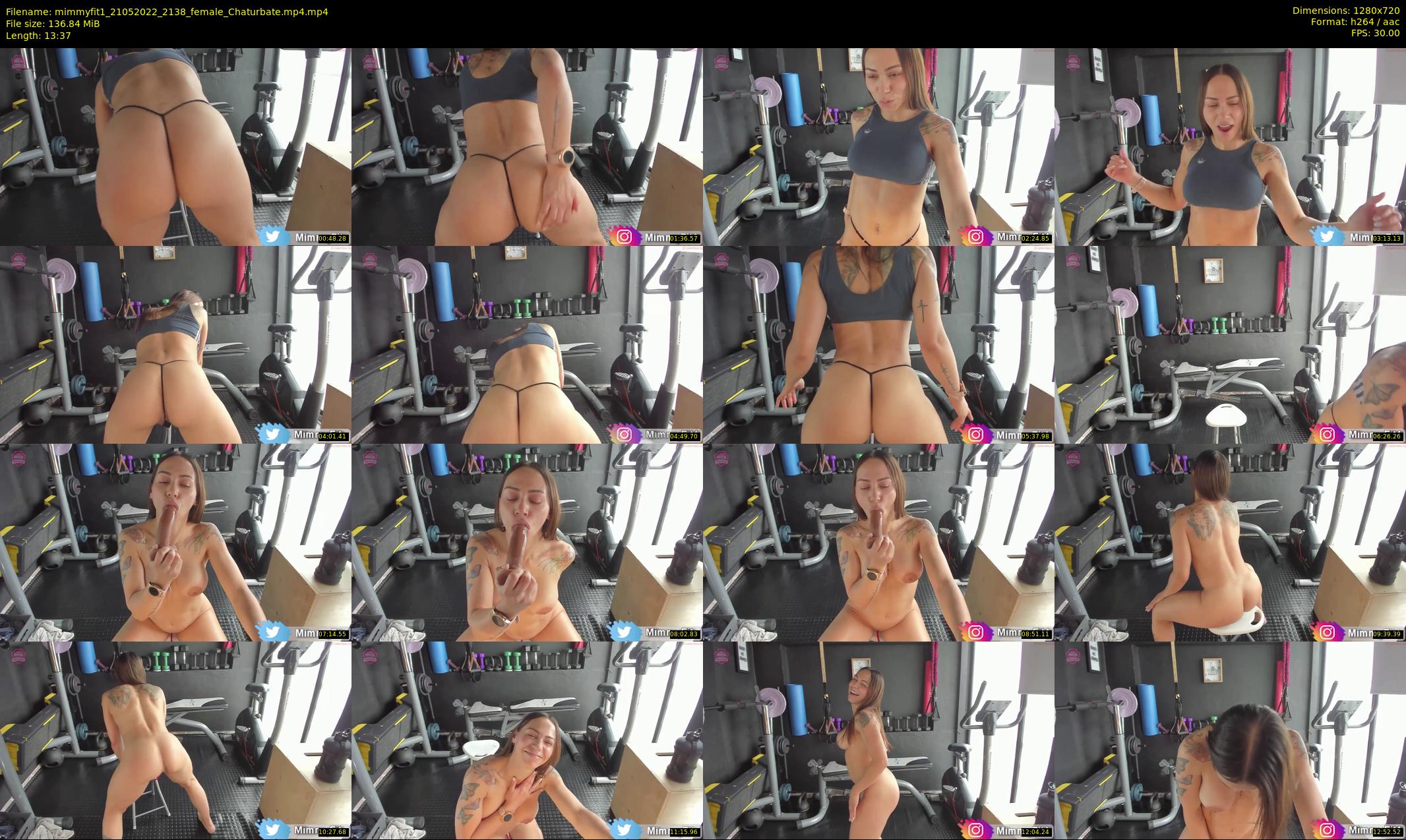 mimmyfit1 — 14 minute Chaturbate female cam show recording, 720p, May 21, 2022