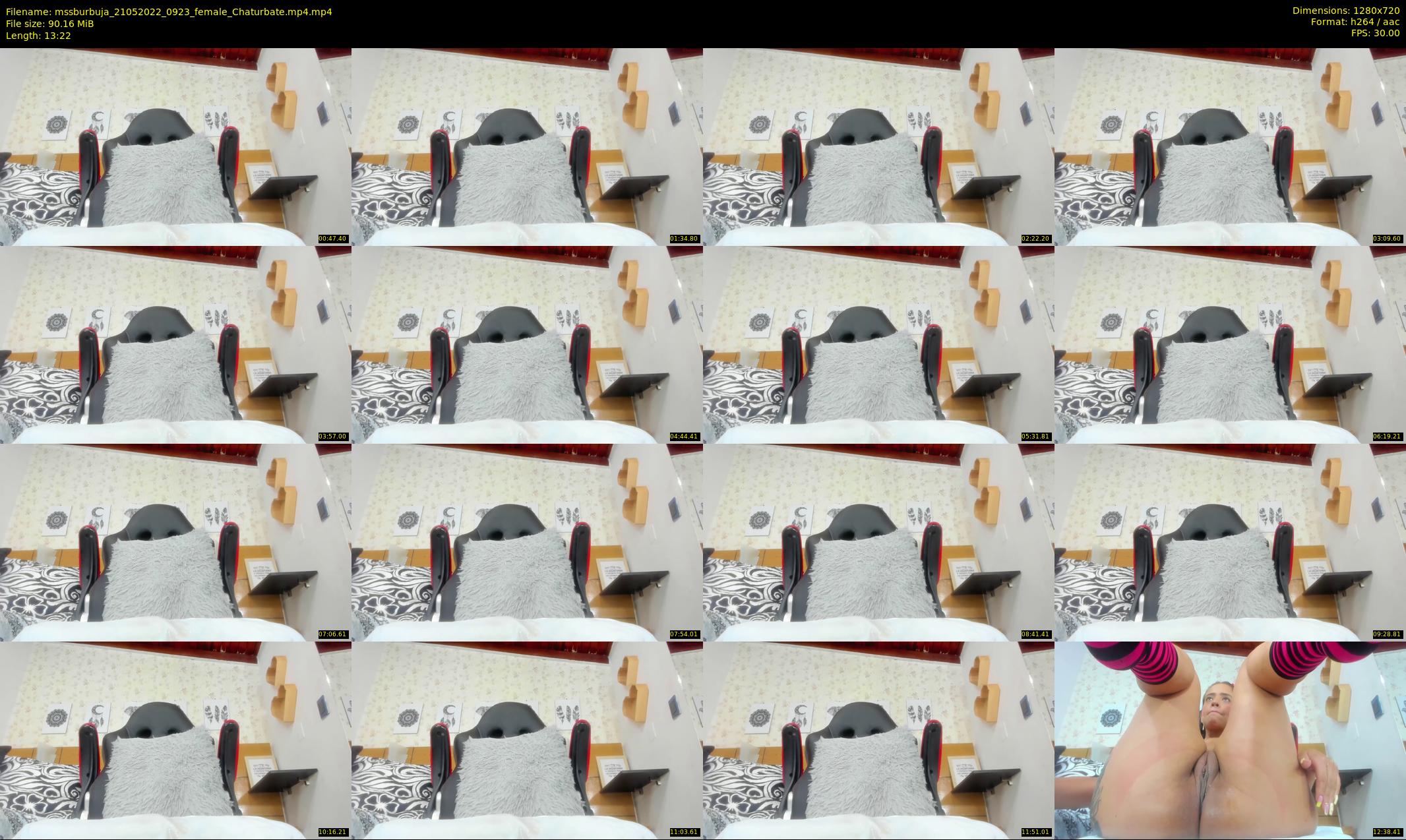 mssburbuja — 14 minute Chaturbate female cam show recording, 720p, May 21, 2022