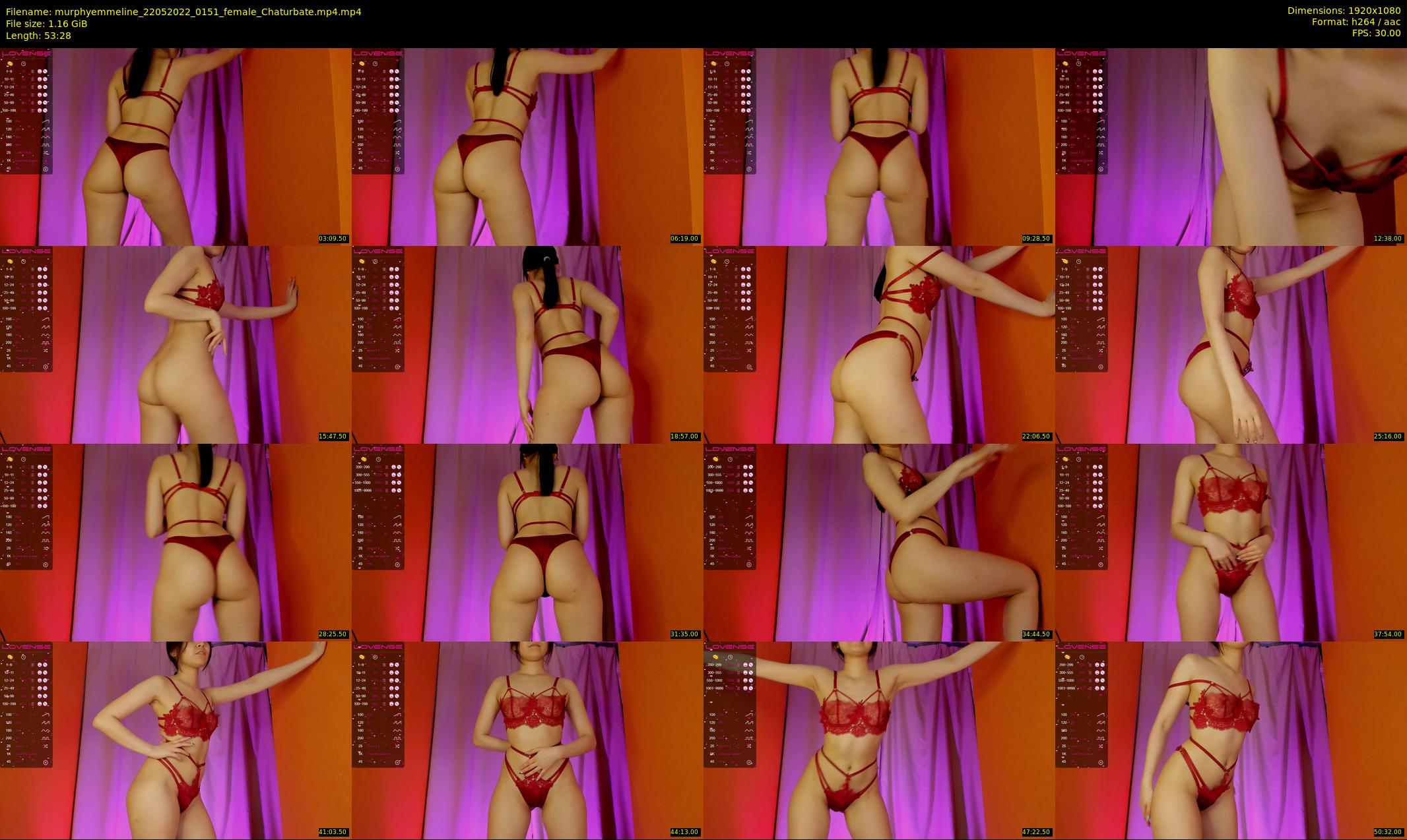 murphyemmeline — 54 minute Chaturbate female cam show recording, 1080p, May 22, 2022