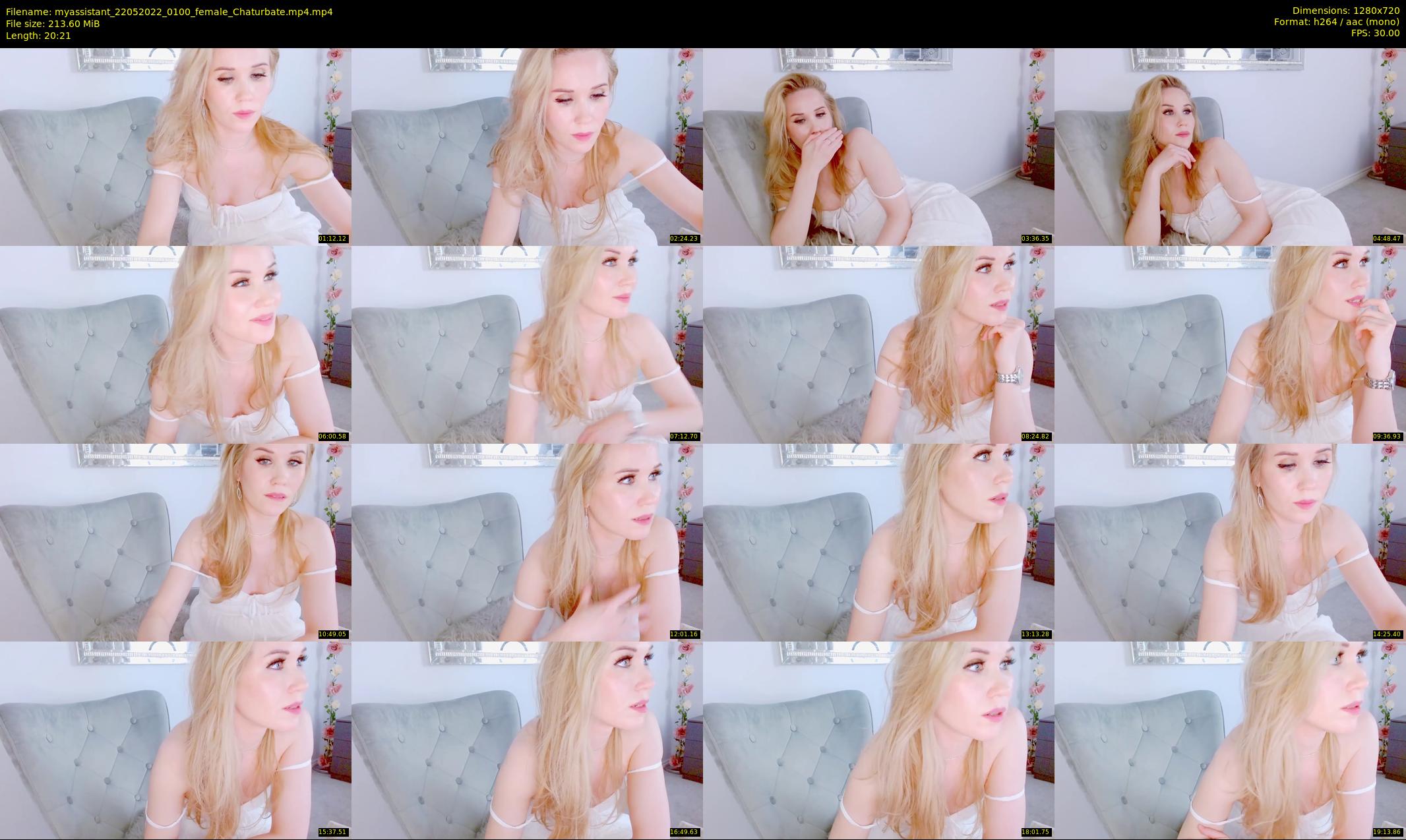 myassistant — 21 minute Chaturbate female cam show recording, 720p, May 22, 2022