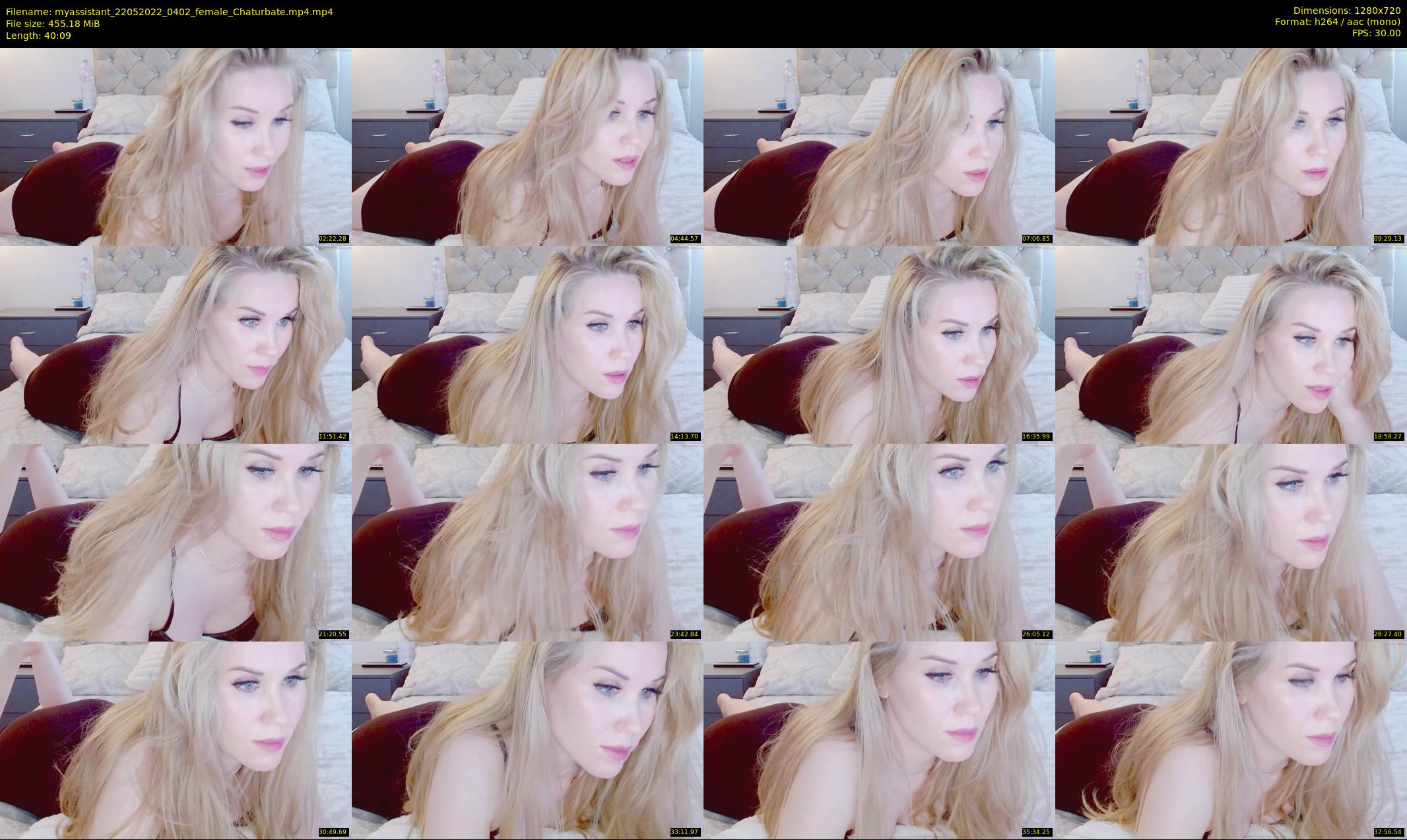 myassistant — 41 minute Chaturbate female cam show recording, 720p, May 22, 2022