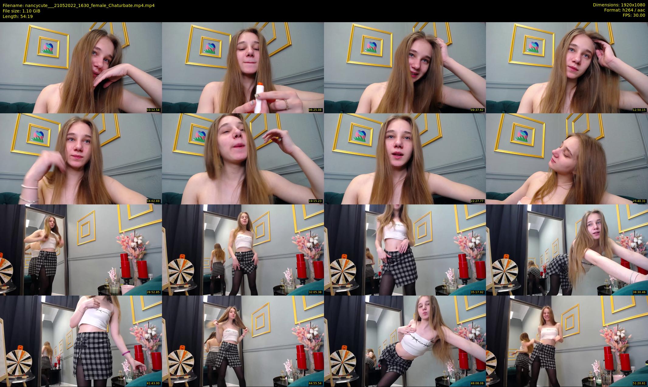 nancycute__ — 55 minute Chaturbate female cam show recording, 1080p, May 21, 2022