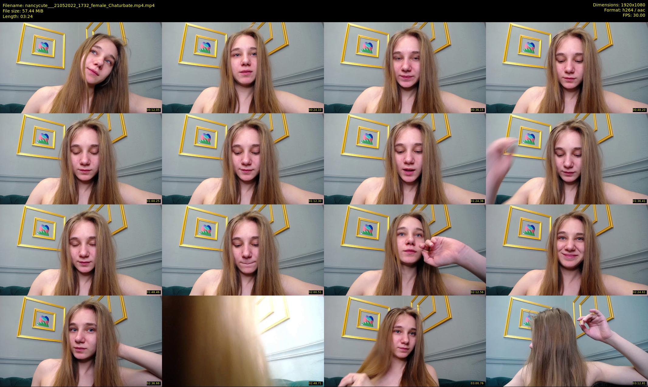 nancycute__ — 4 minute Chaturbate female cam show recording, 1080p, May 21, 2022