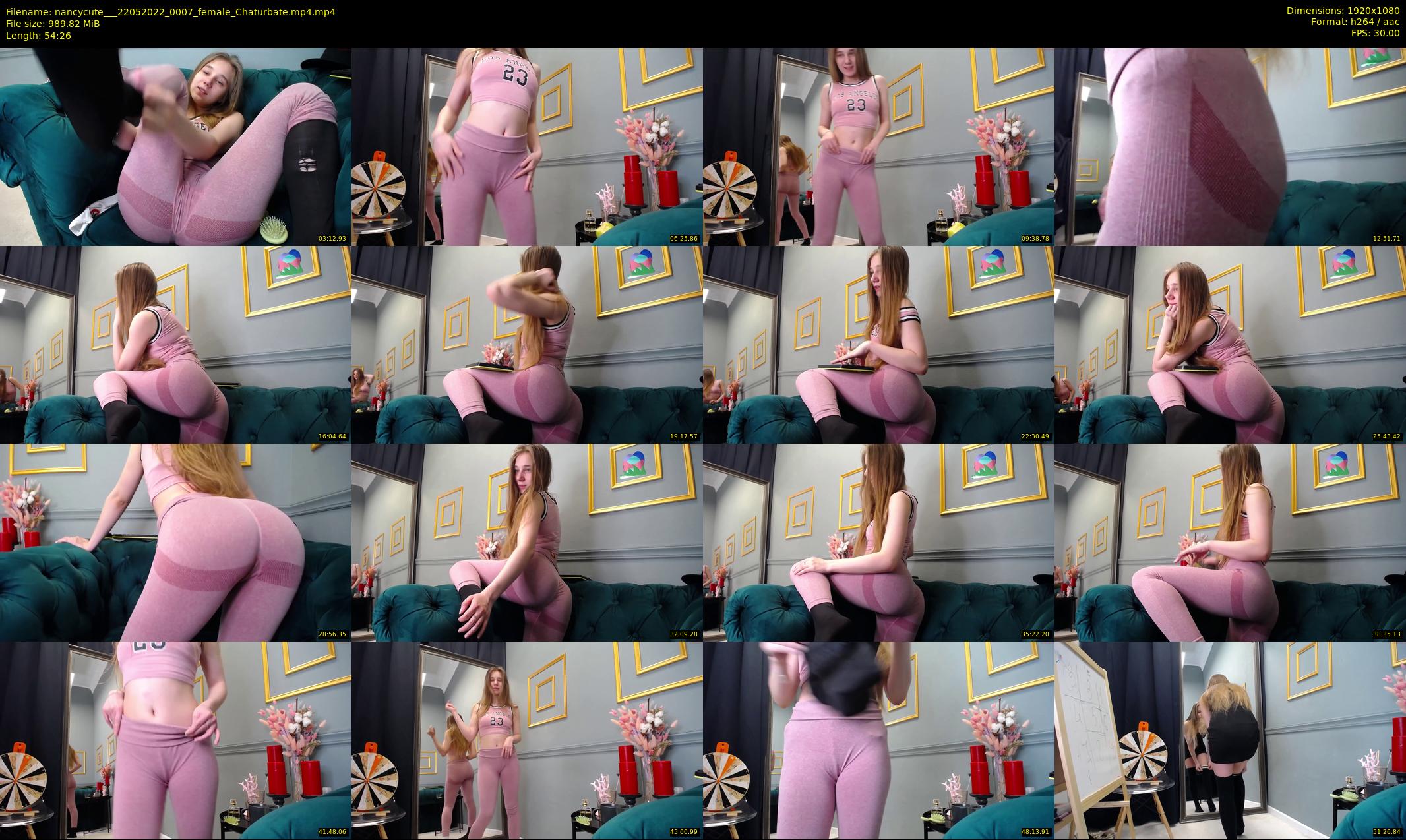 nancycute__ — 55 minute Chaturbate female cam show recording, 1080p, May 22, 2022