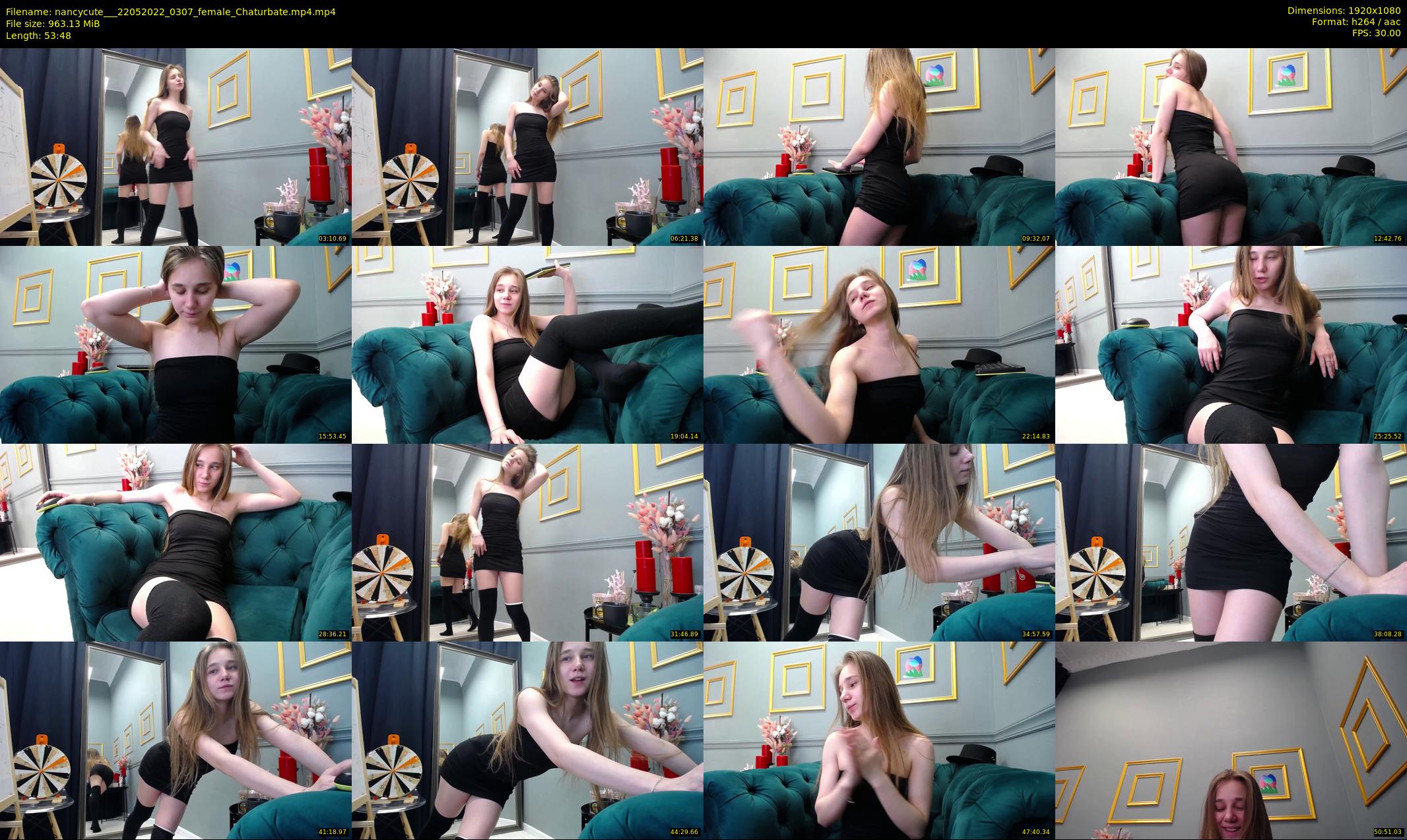 nancycute__ — 54 minute Chaturbate female cam show recording, 1080p, May 22, 2022