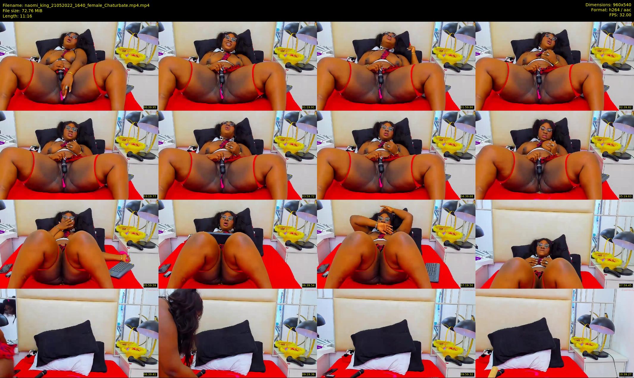 naomi_king — 12 minute Chaturbate female cam show recording, 480p, May 21, 2022