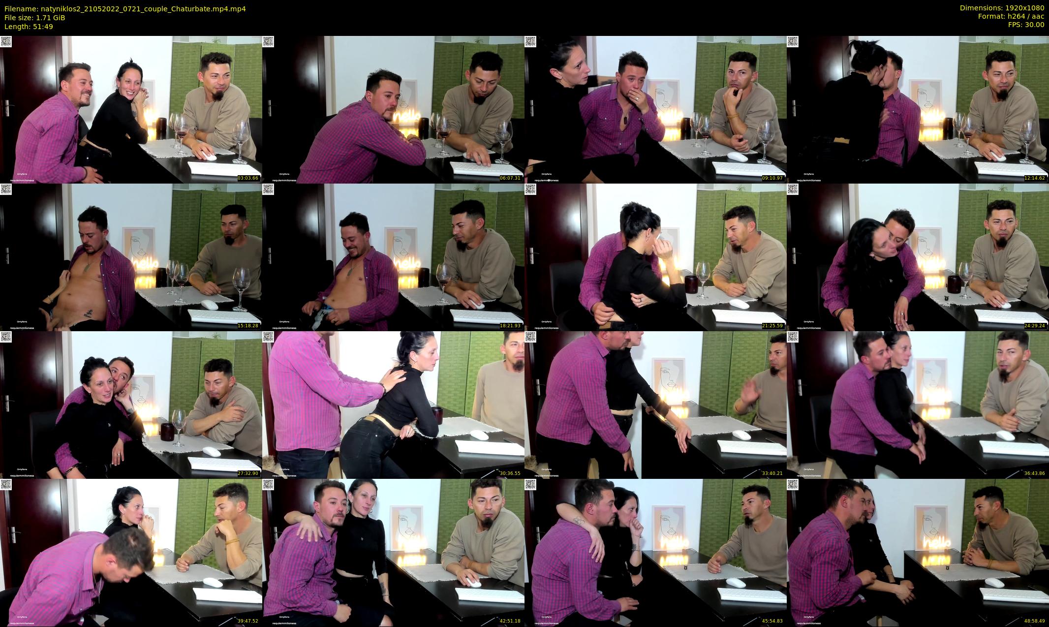 natyniklos2 — 52 minute Chaturbate couple cam show recording, 1080p, May 21, 2022