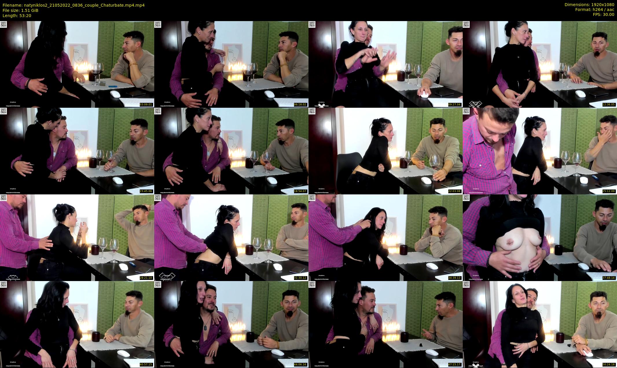 natyniklos2 — 54 minute Chaturbate couple cam show recording, 1080p, May 21, 2022