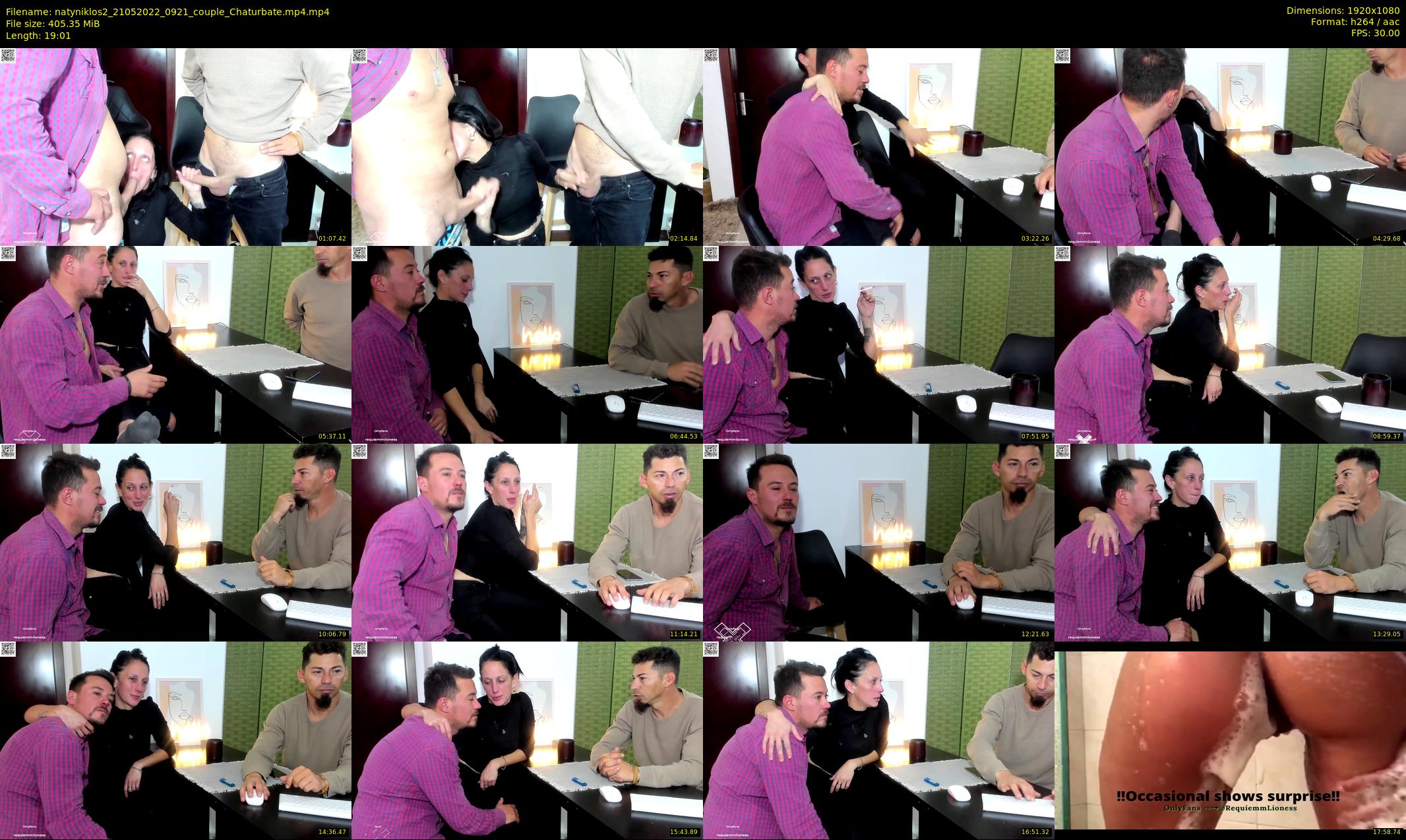 natyniklos2 — 20 minute Chaturbate couple cam show recording, 1080p, May 21, 2022