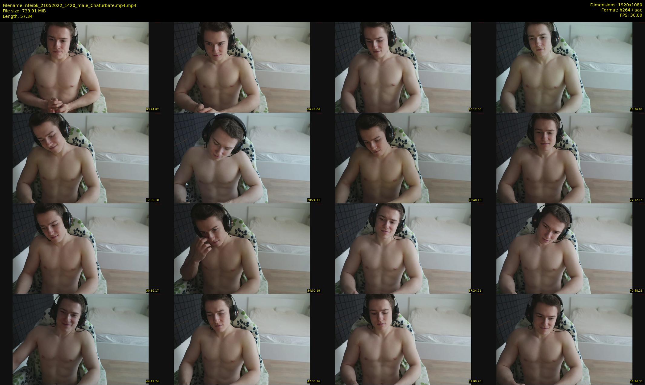 nfeibk — 58 minute Chaturbate male cam show recording, 1080p, May 21, 2022