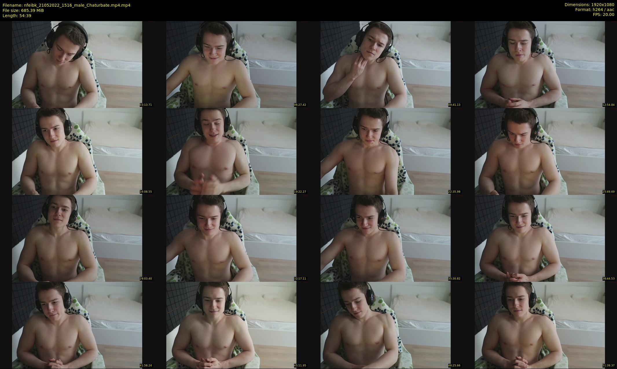 nfeibk — 55 minute Chaturbate male cam show recording, 1080p, May 21, 2022