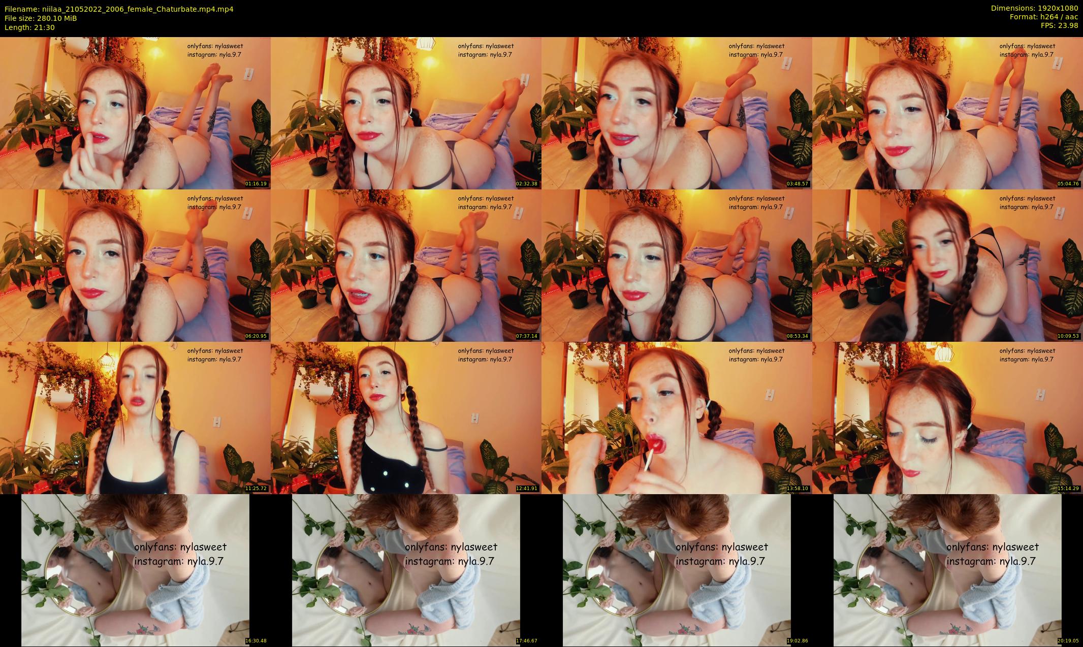 niilaa — 22 minute Chaturbate female cam show recording, 1080p, May 21, 2022