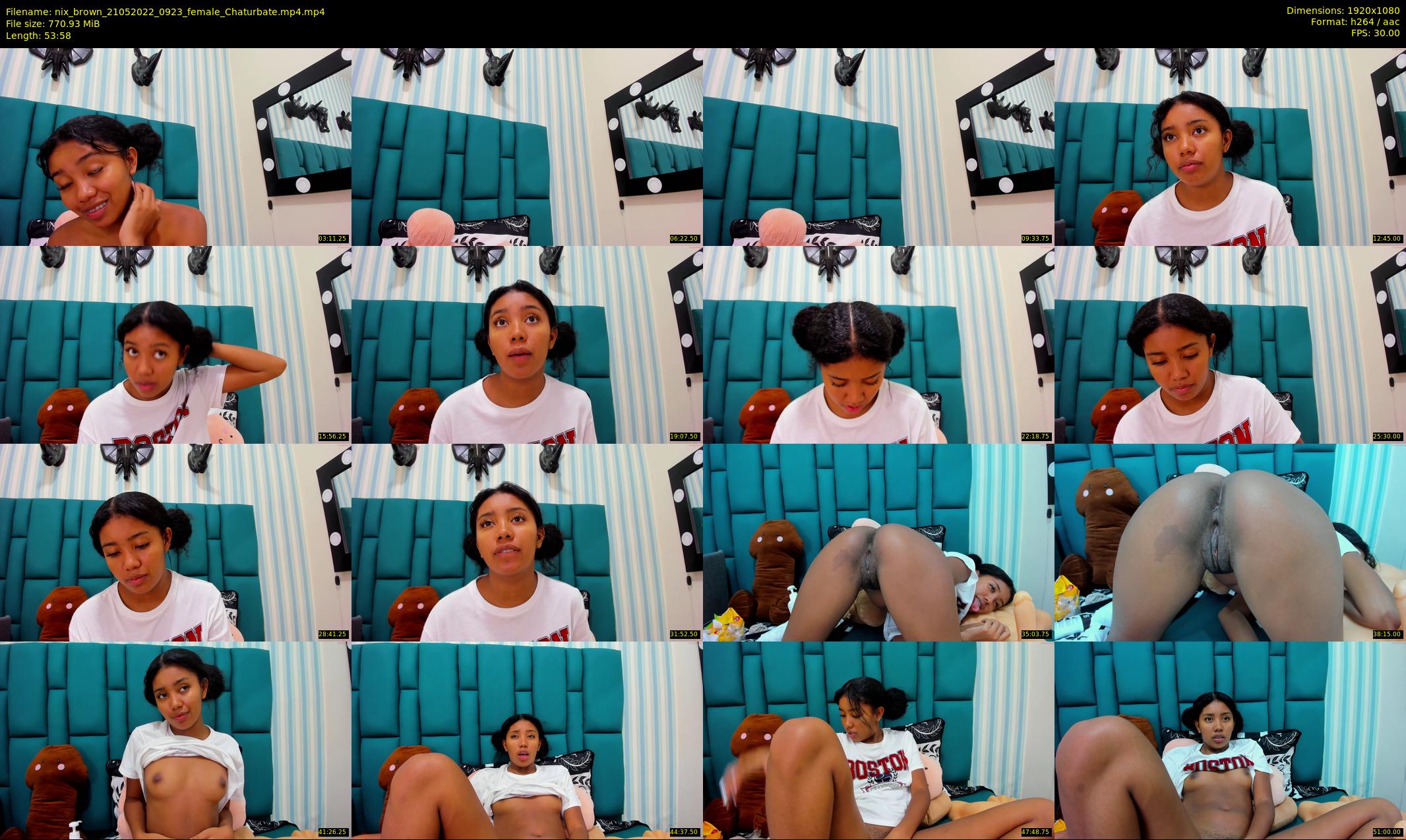 nix_brown — 54 minute Chaturbate female cam show recording, 1080p, May 21, 2022