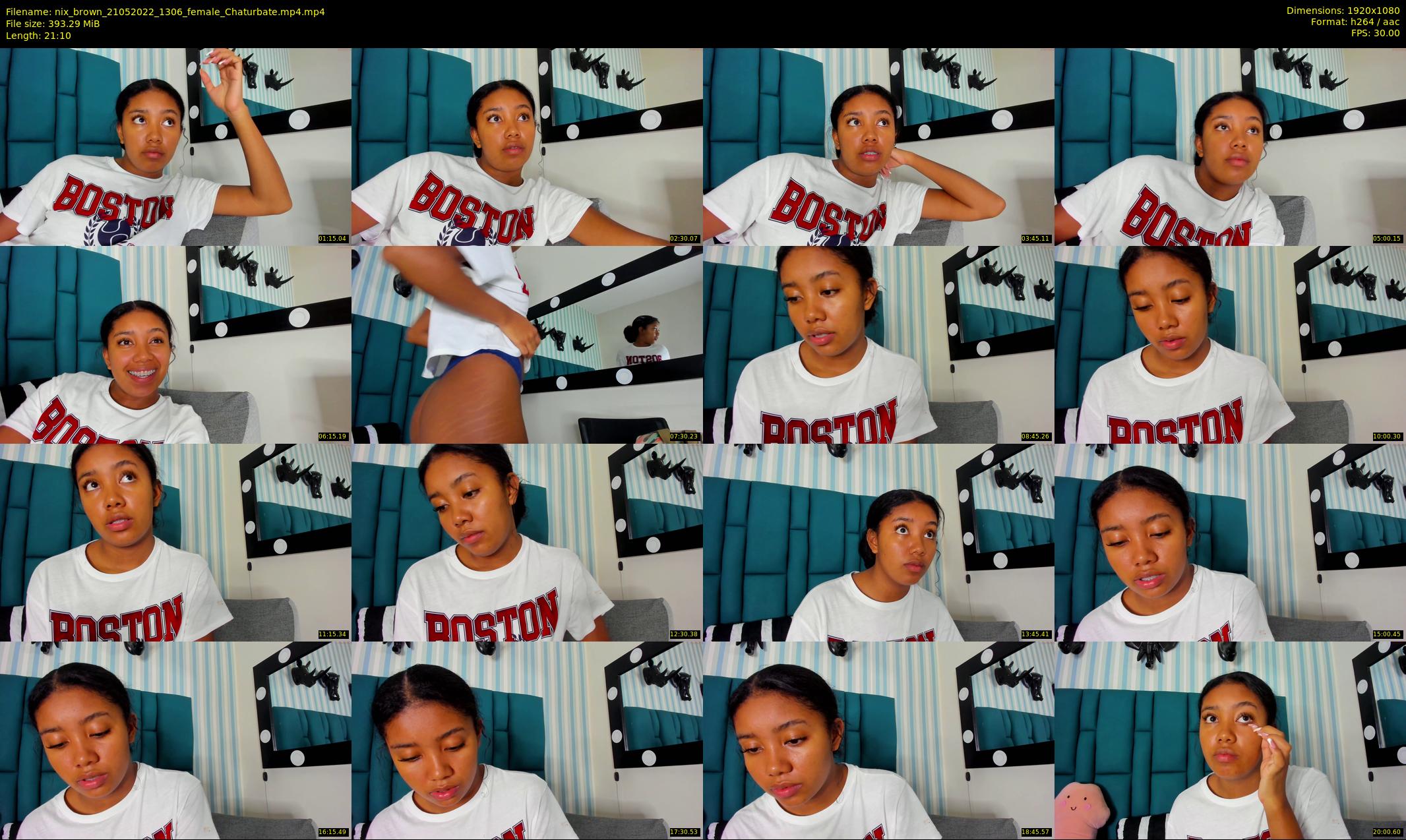 nix_brown — 22 minute Chaturbate female cam show recording, 1080p, May 21, 2022