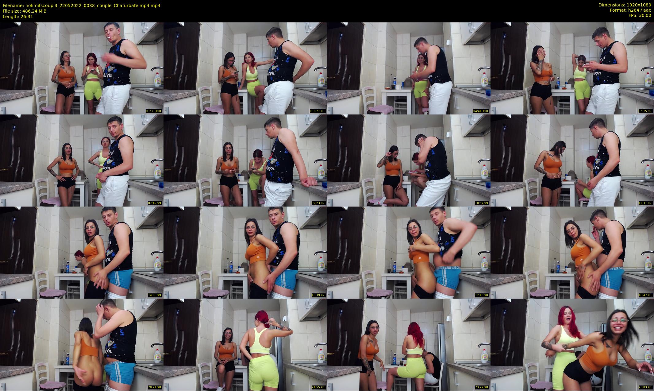 nolimitscoupl3 — 27 minute Chaturbate couple cam show recording, 1080p, May 22, 2022