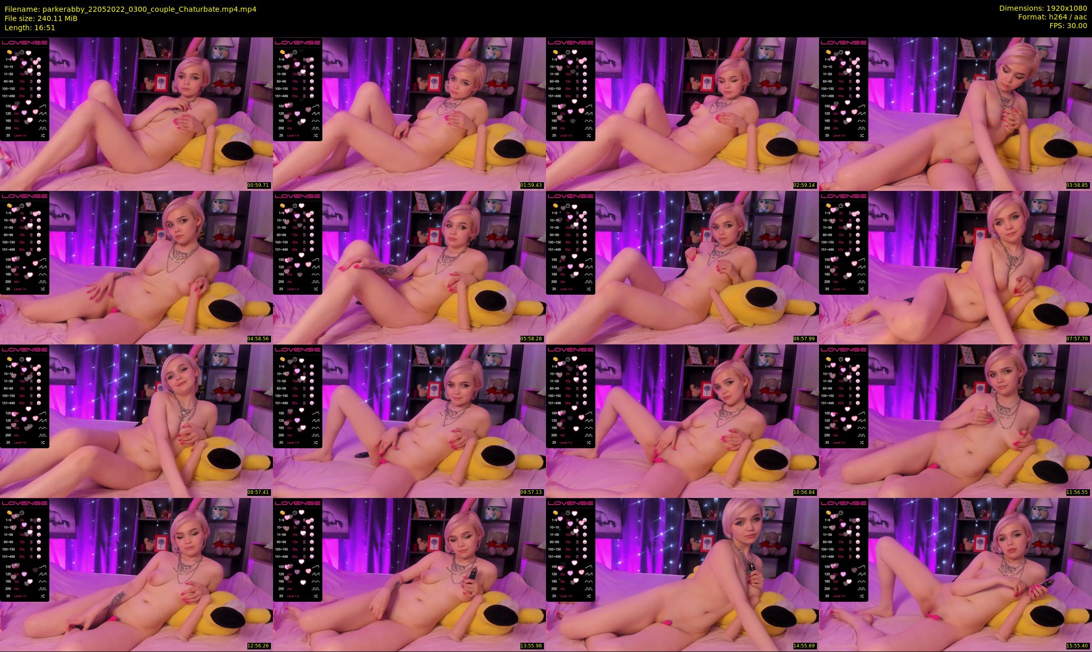 parkerabby — 17 minute Chaturbate couple cam show recording, 1080p, May 22, 2022