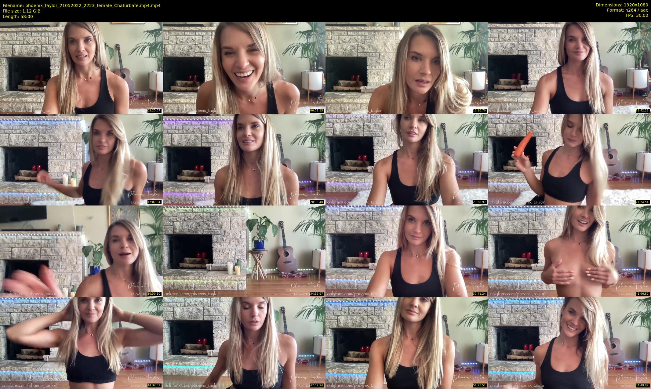 phoenix_taylor — 58 minute Chaturbate female cam show recording, 1080p, May 21, 2022
