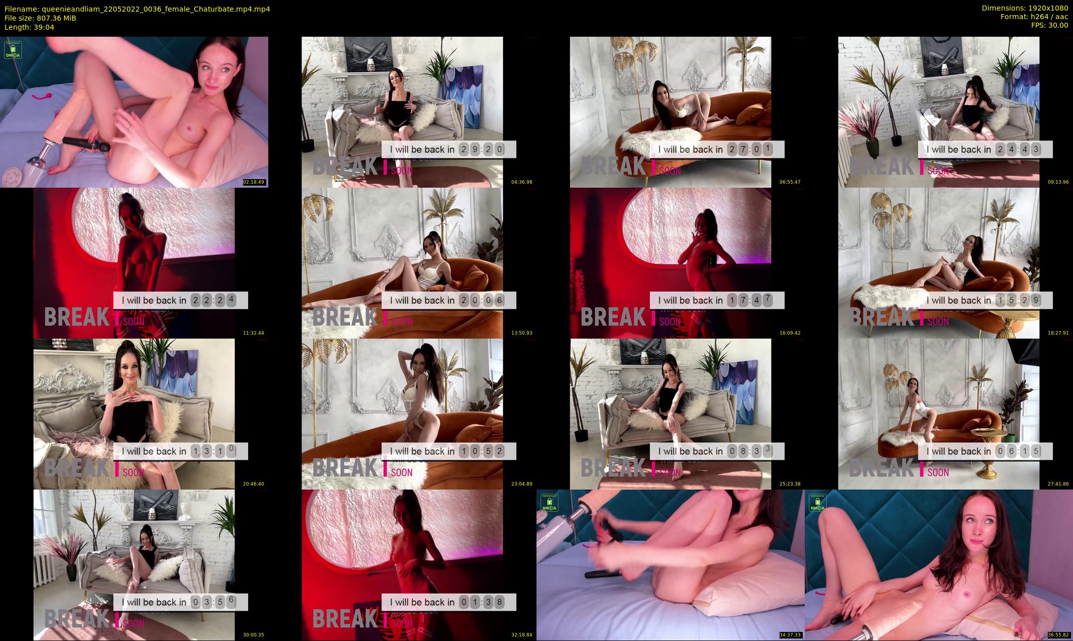 queenieandliam — 40 minute Chaturbate couple cam show recording, 1080p, May 22, 2022