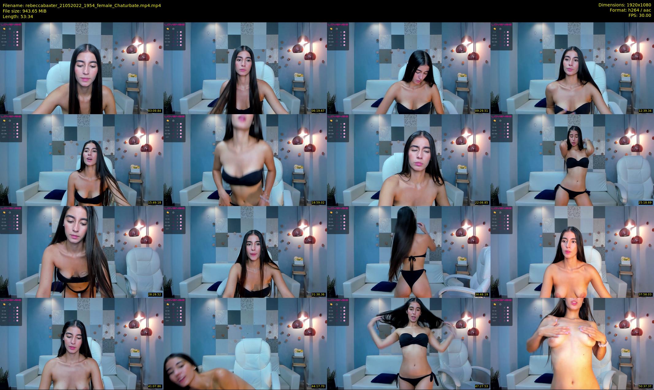 rebeccabaxter — 54 minute Chaturbate female cam show recording, 1080p, May 21, 2022
