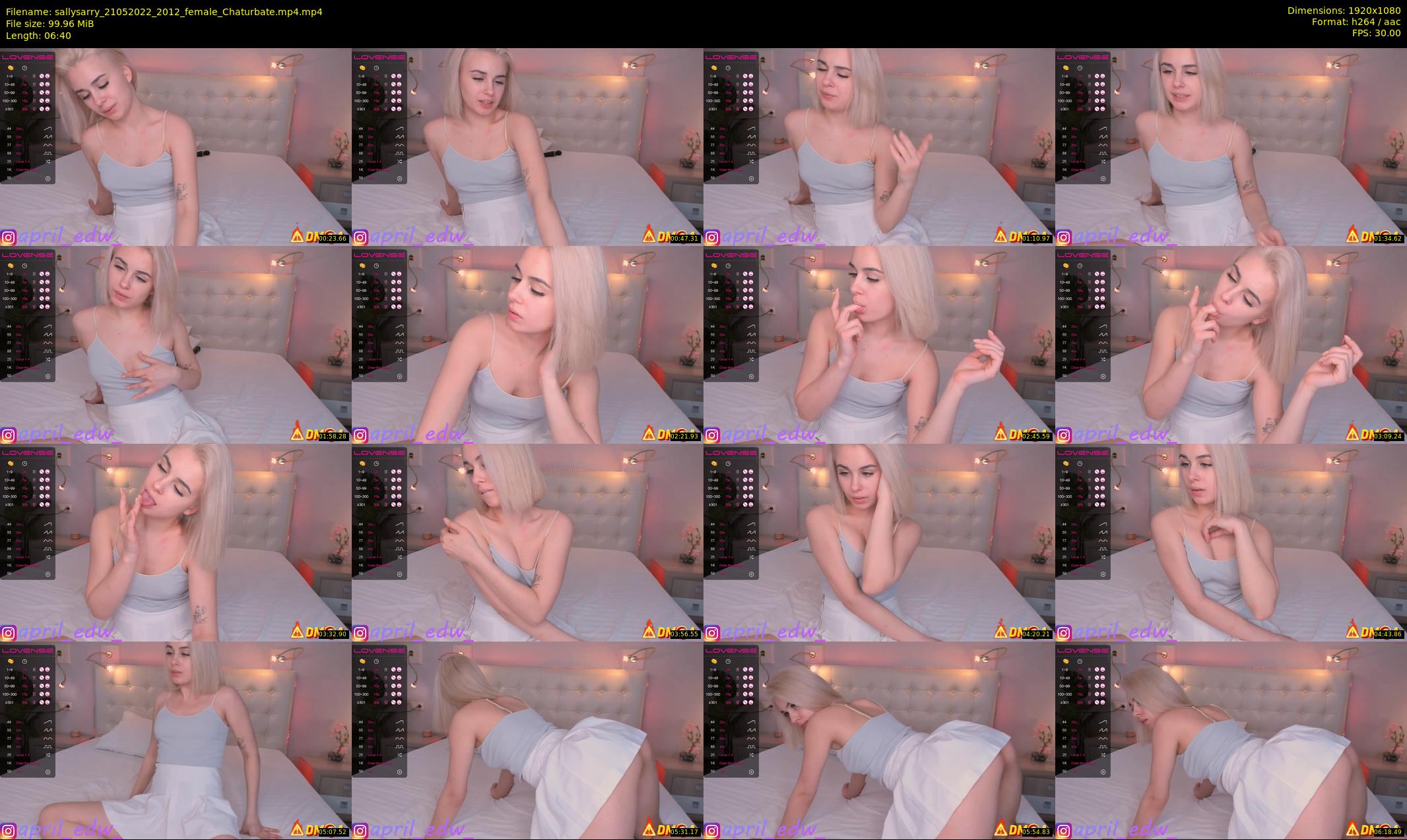 sallysarry — 7 minute Chaturbate couple cam show recording, 1080p, May 21, 2022