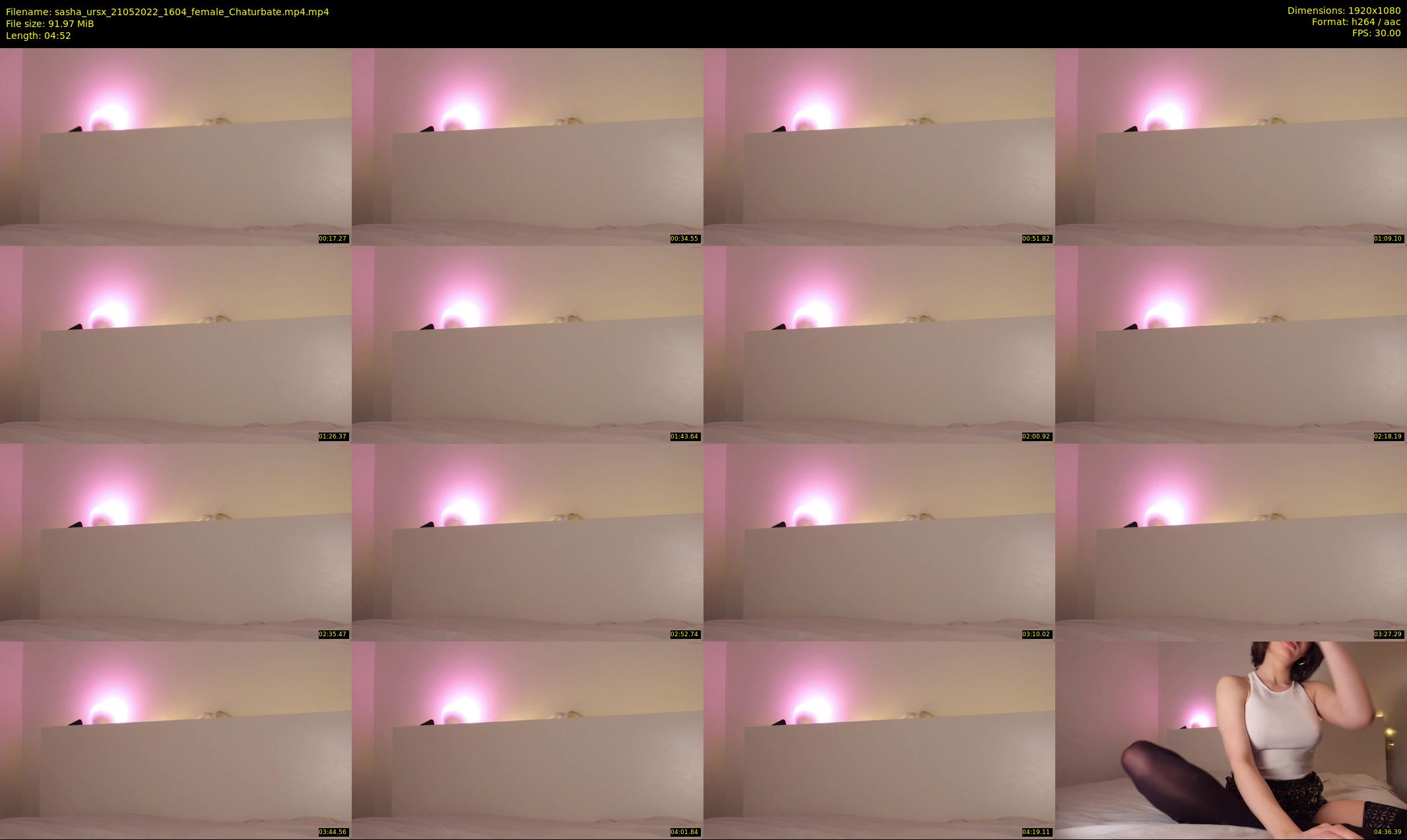 sasha_ursx — 5 minute Chaturbate female cam show recording, 1080p, May 21, 2022