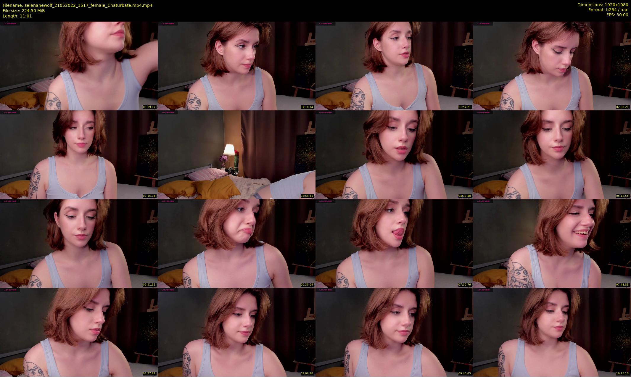 selenanewolf — 12 minute Chaturbate couple cam show recording, 1080p, May 21, 2022