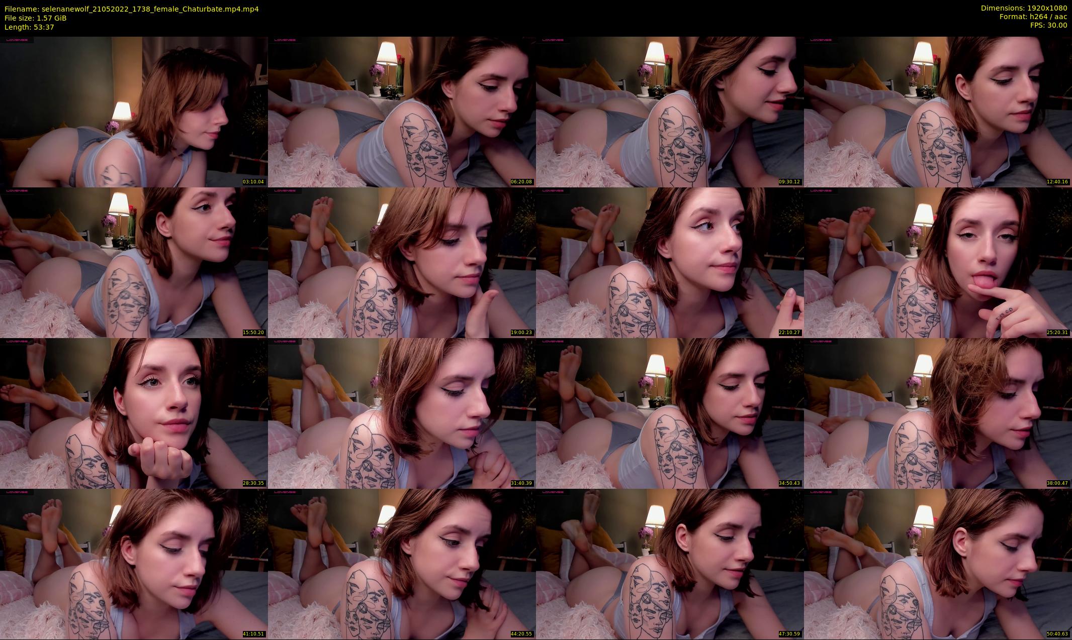 selenanewolf — 54 minute Chaturbate couple cam show recording, 1080p, May 21, 2022