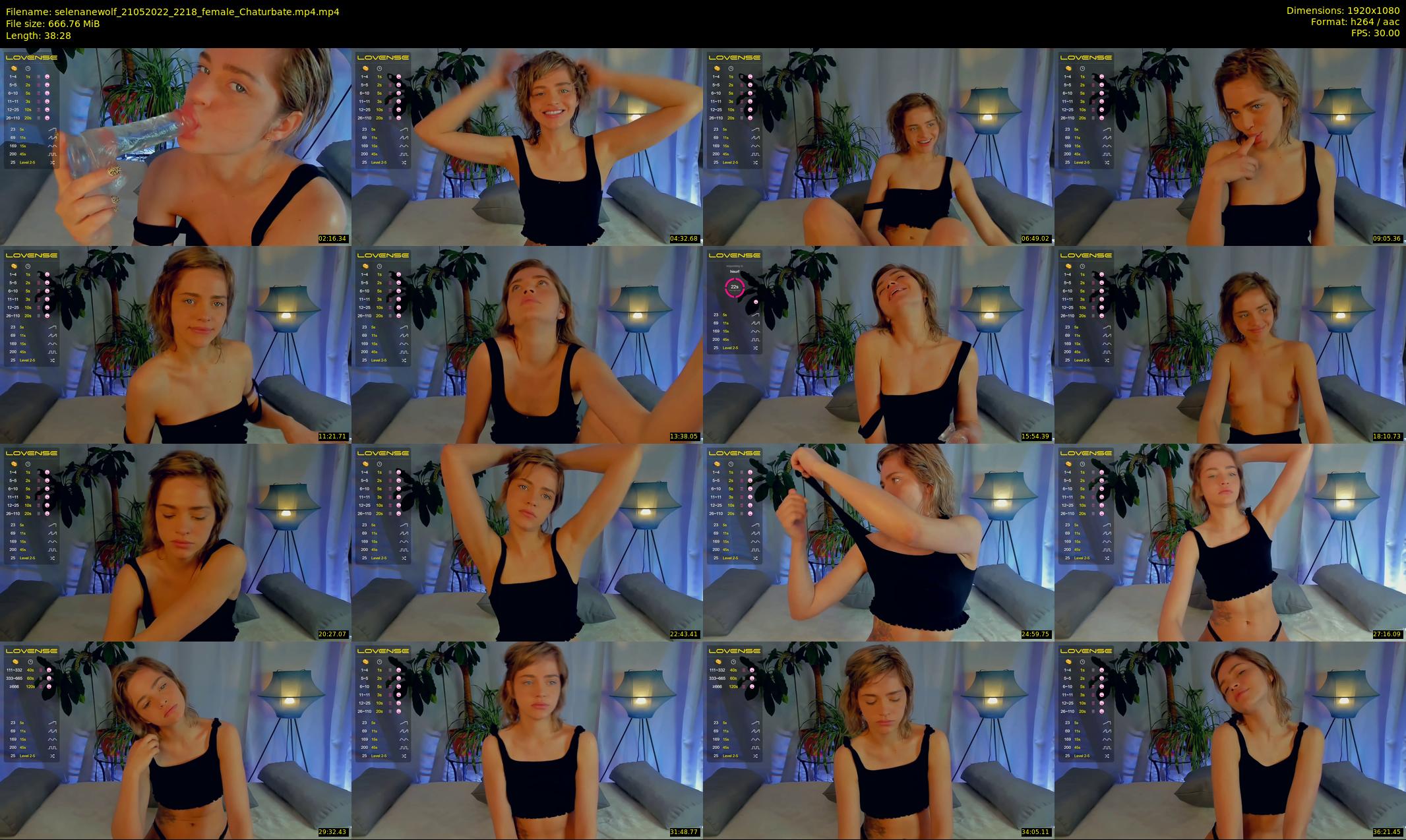 selenanewolf — 39 minute Chaturbate couple cam show recording, 1080p, May 21, 2022