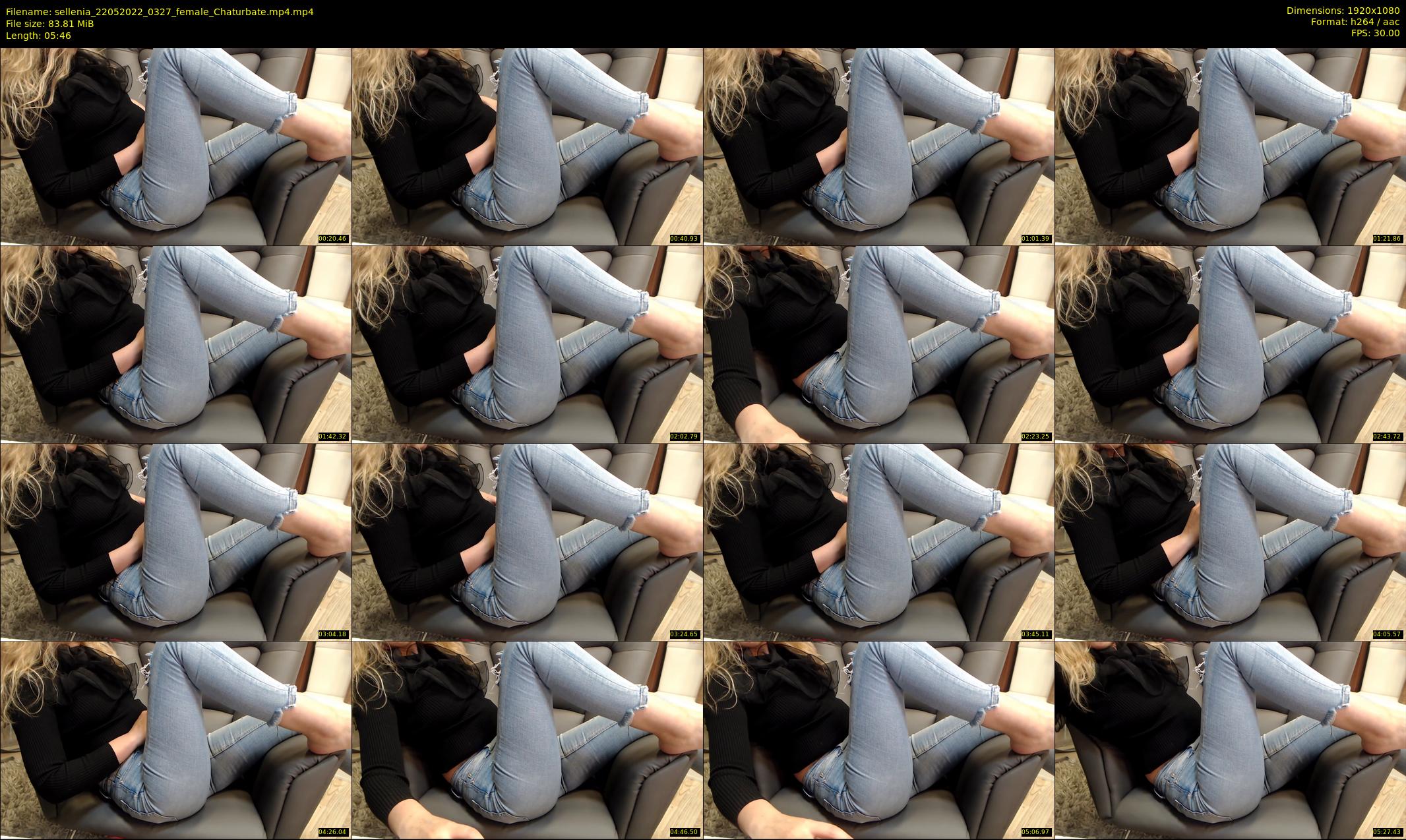 sellenia — 6 minute Chaturbate female cam show recording, 1080p, May 22, 2022