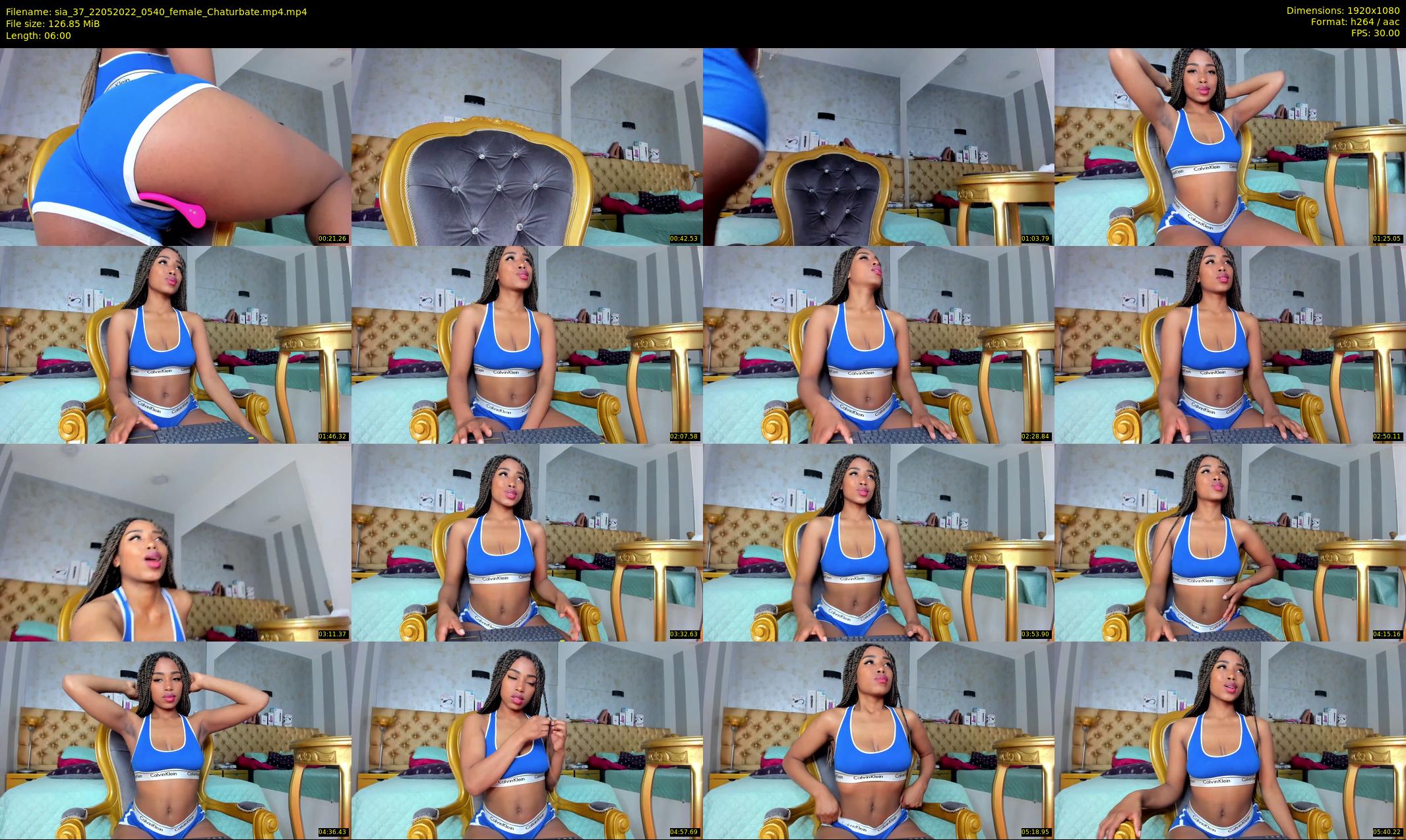 sia_37 — 6 minute Chaturbate female cam show recording, 1080p, May 22, 2022