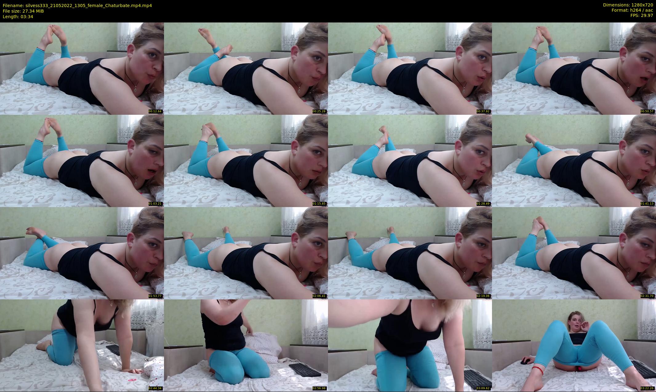 silvess333 — 4 minute Chaturbate female cam show recording, 720p, May 21, 2022