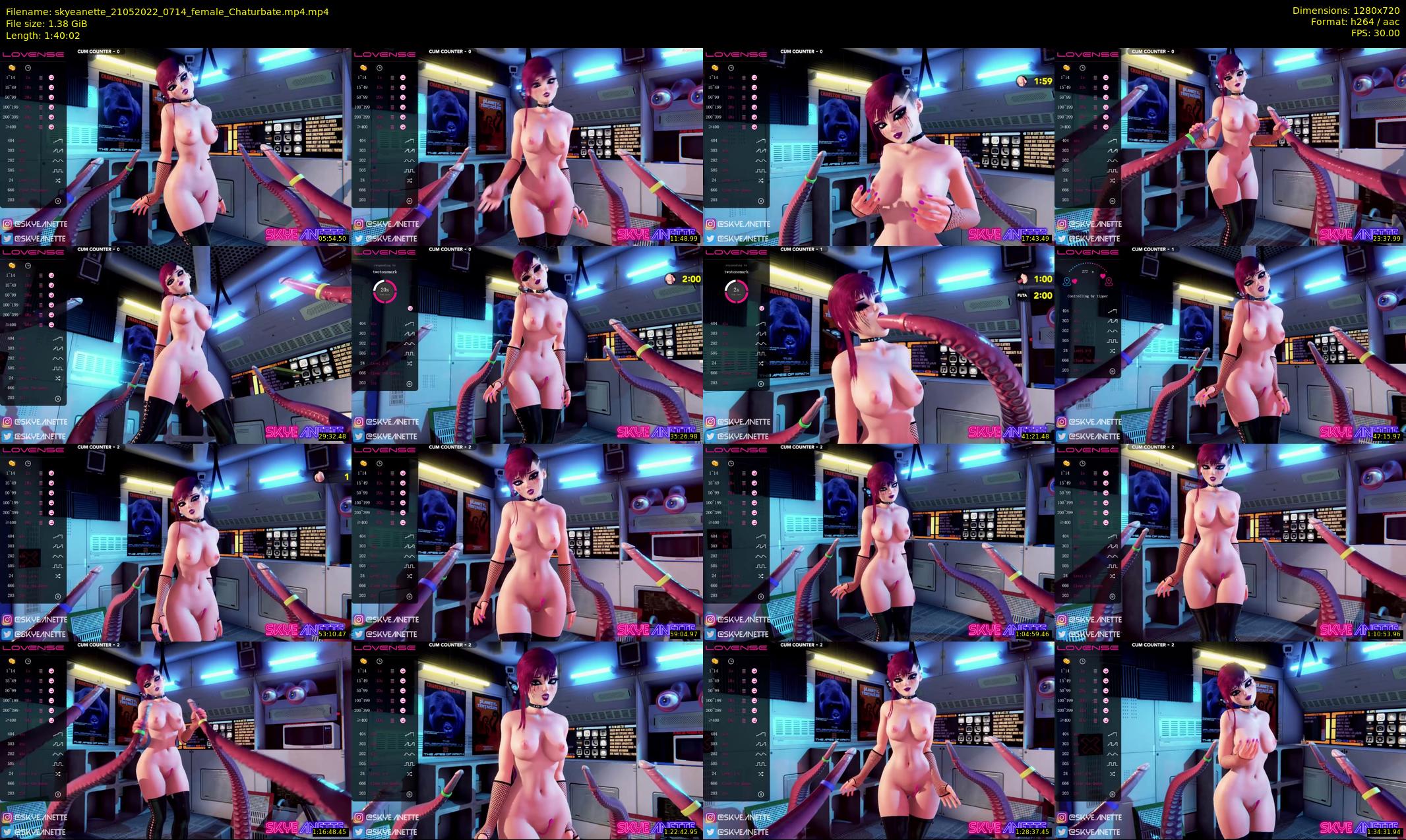 skyeanette — 101 minute Chaturbate female cam show recording, 720p, May 21, 2022