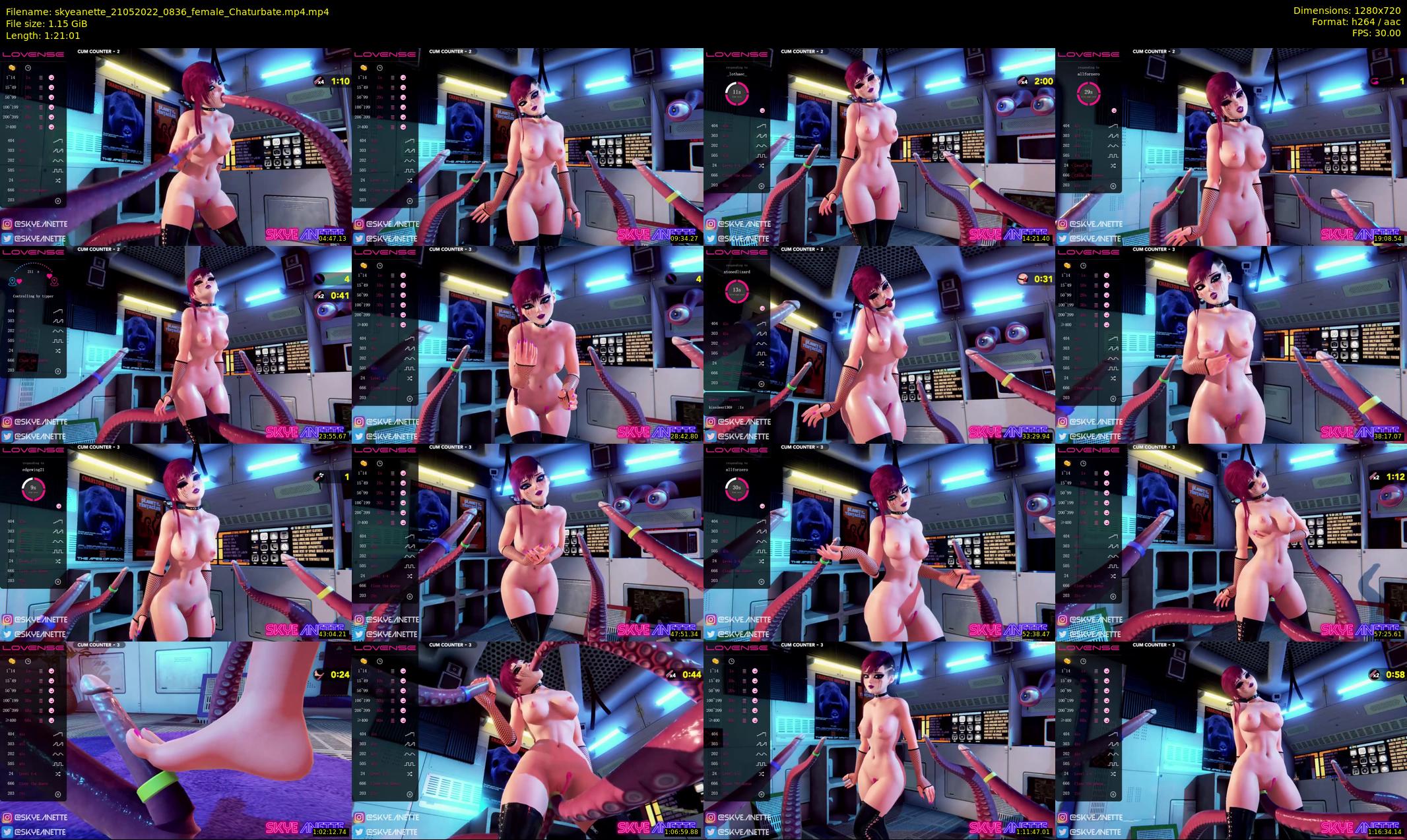 skyeanette — 82 minute Chaturbate female cam show recording, 720p, May 21, 2022