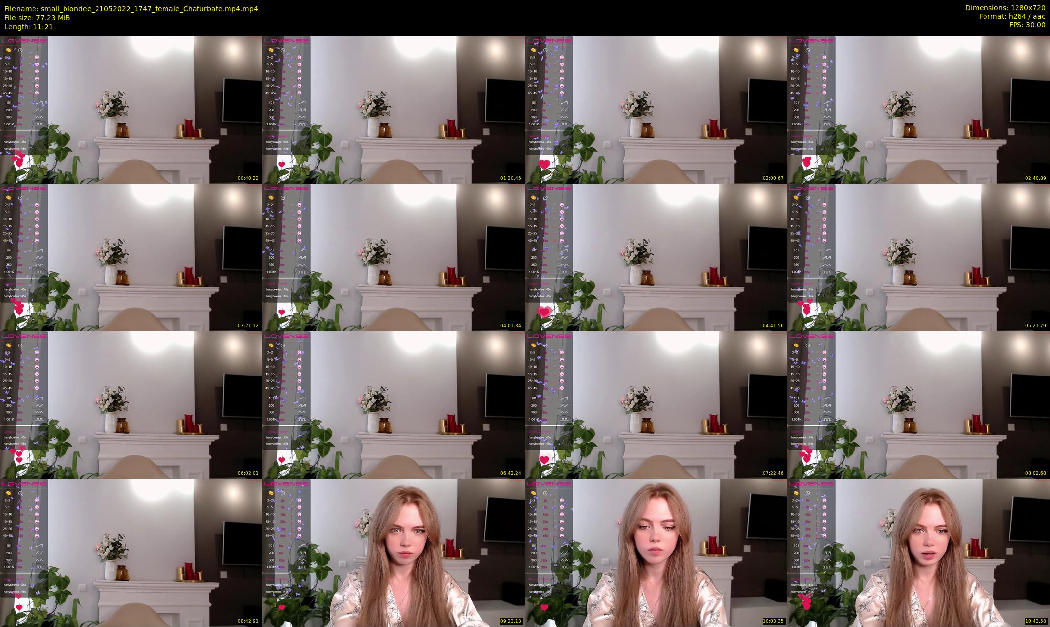 small_blondee — 12 minute Chaturbate female cam show recording, 720p, May 21, 2022