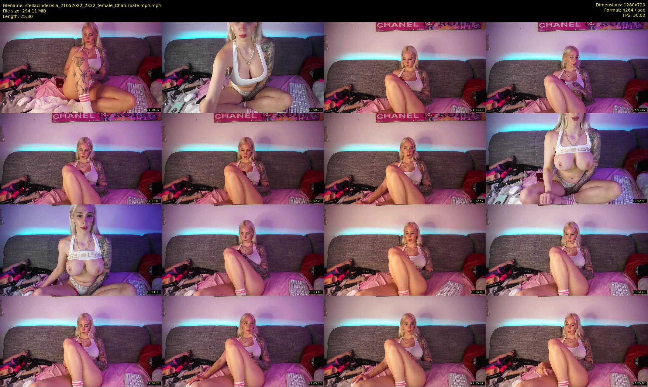 stellacinderella — 26 minute Chaturbate female cam show recording, 720p, May 21, 2022