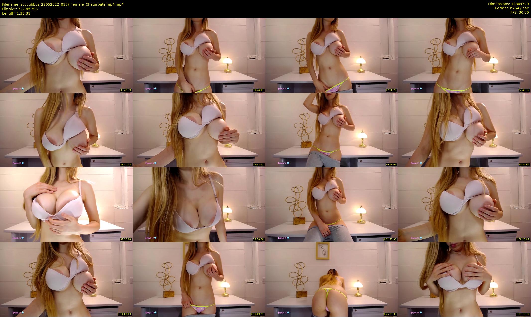 succubbus — 97 minute Chaturbate female cam show recording, 720p, May 22, 2022