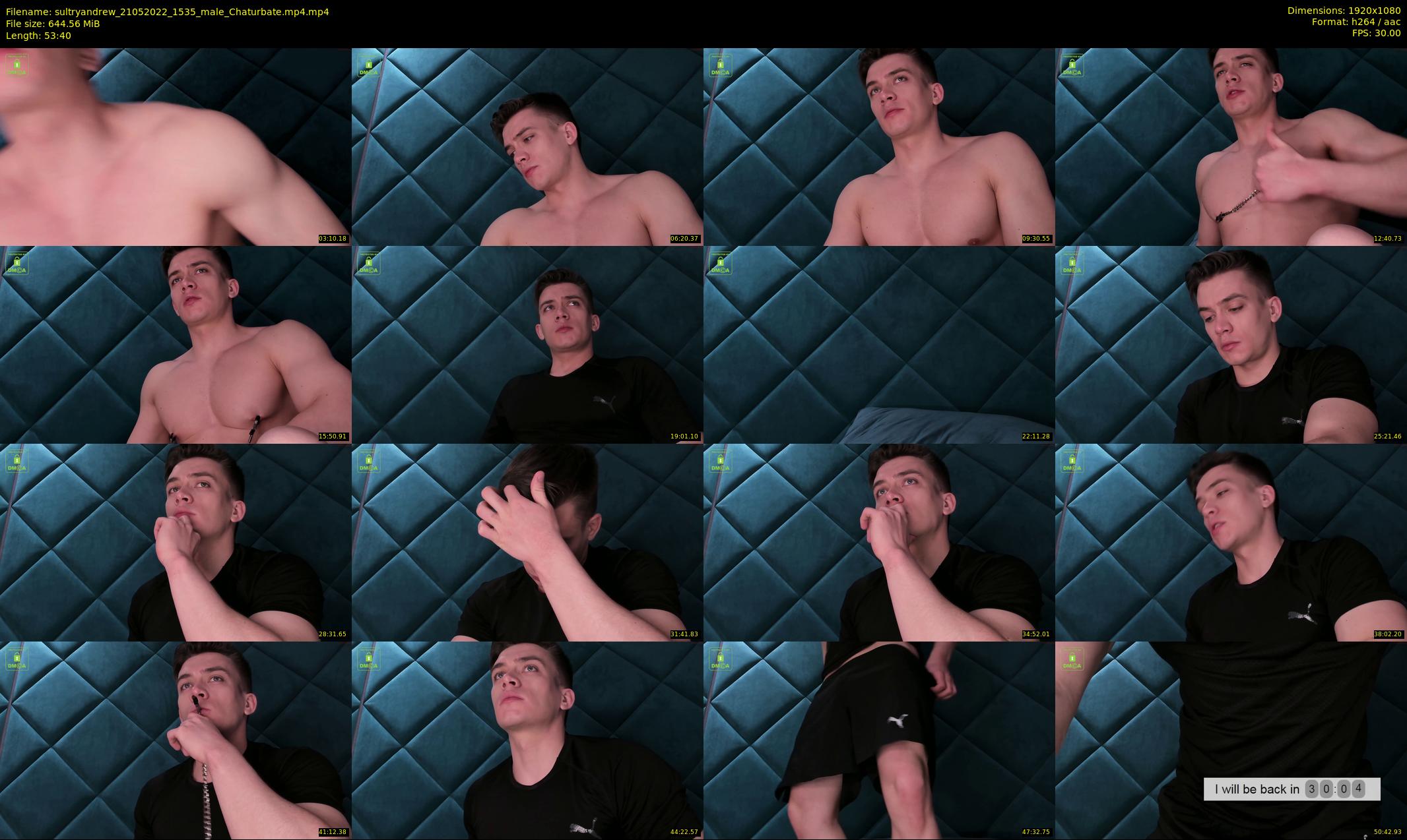 sultryandrew — 54 minute Chaturbate male cam show recording, 1080p, May 21, 2022