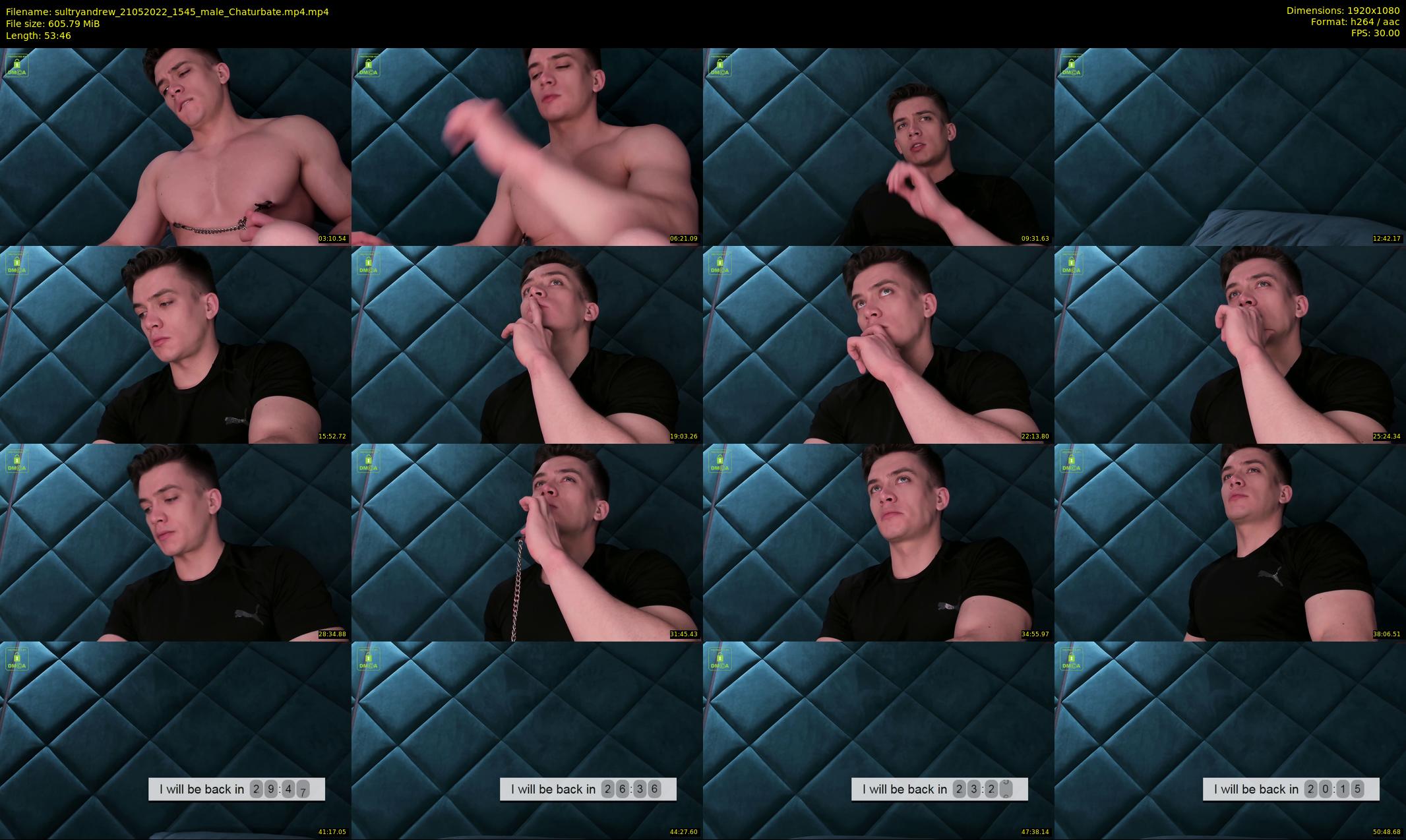 sultryandrew — 54 minute Chaturbate male cam show recording, 1080p, May 21, 2022