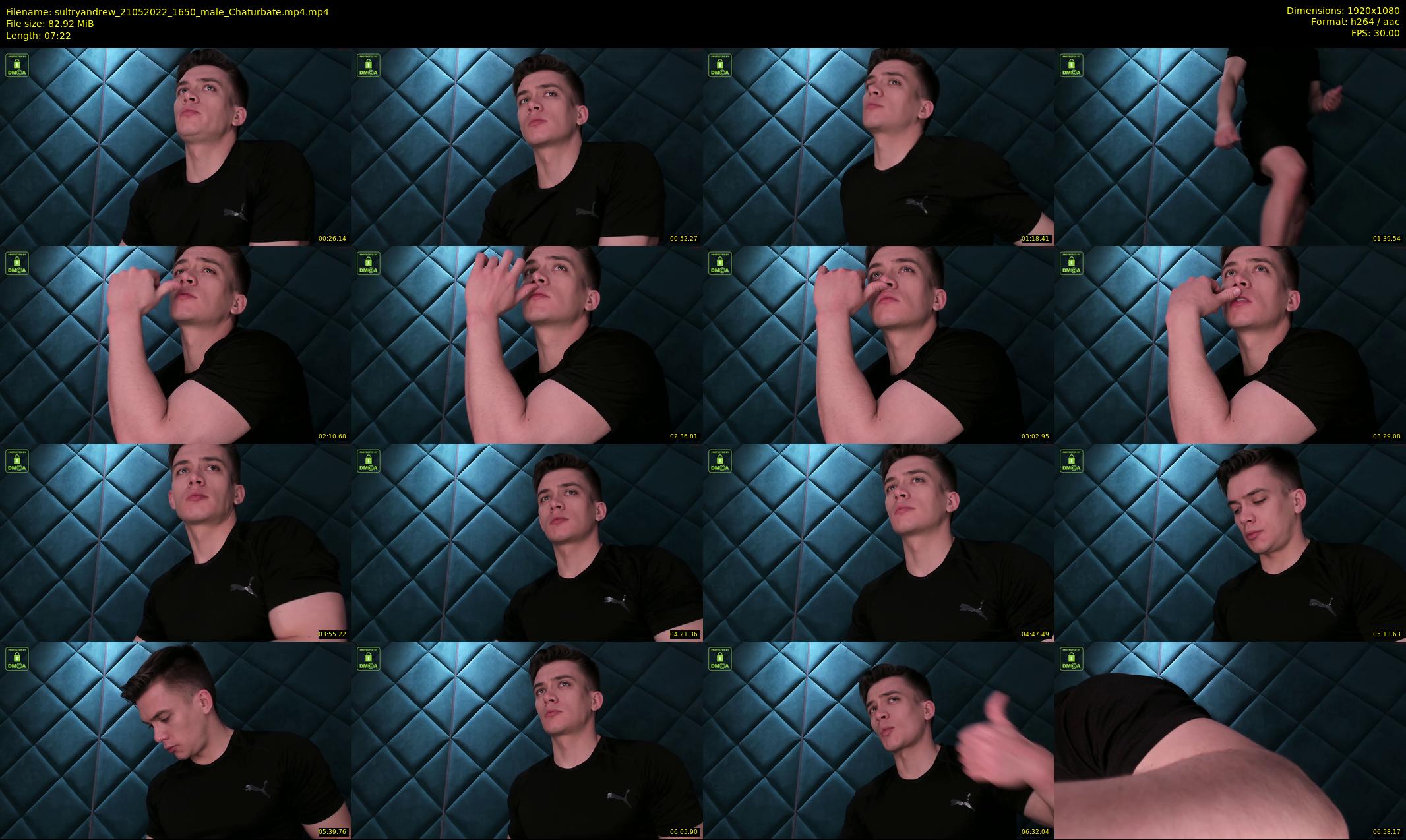 sultryandrew — 8 minute Chaturbate male cam show recording, 1080p, May 21, 2022