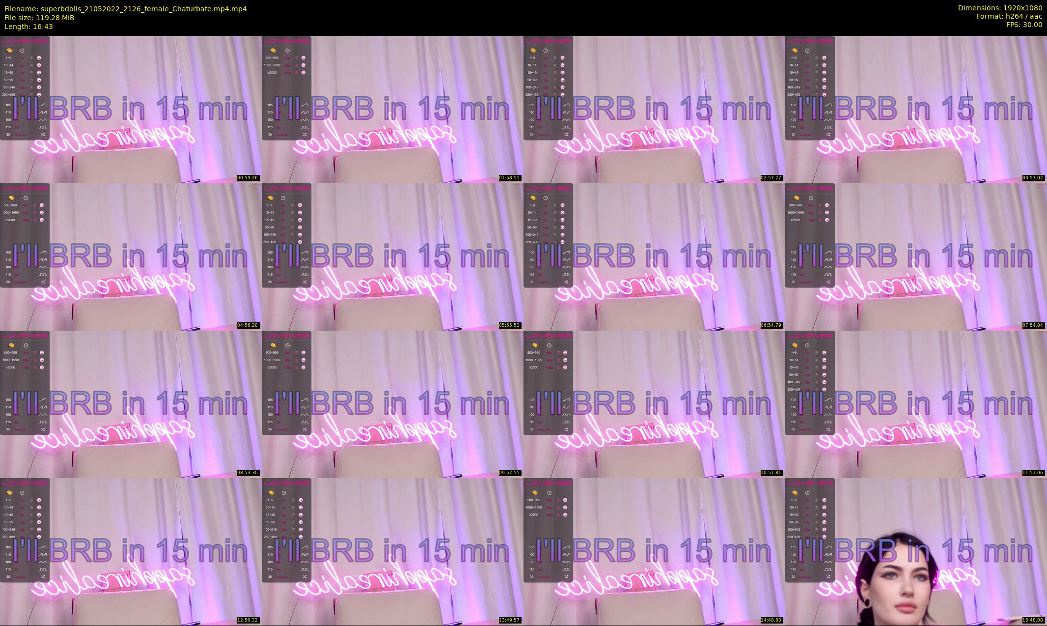 superbdolls — 17 minute Chaturbate couple cam show recording, 1080p, May 21, 2022