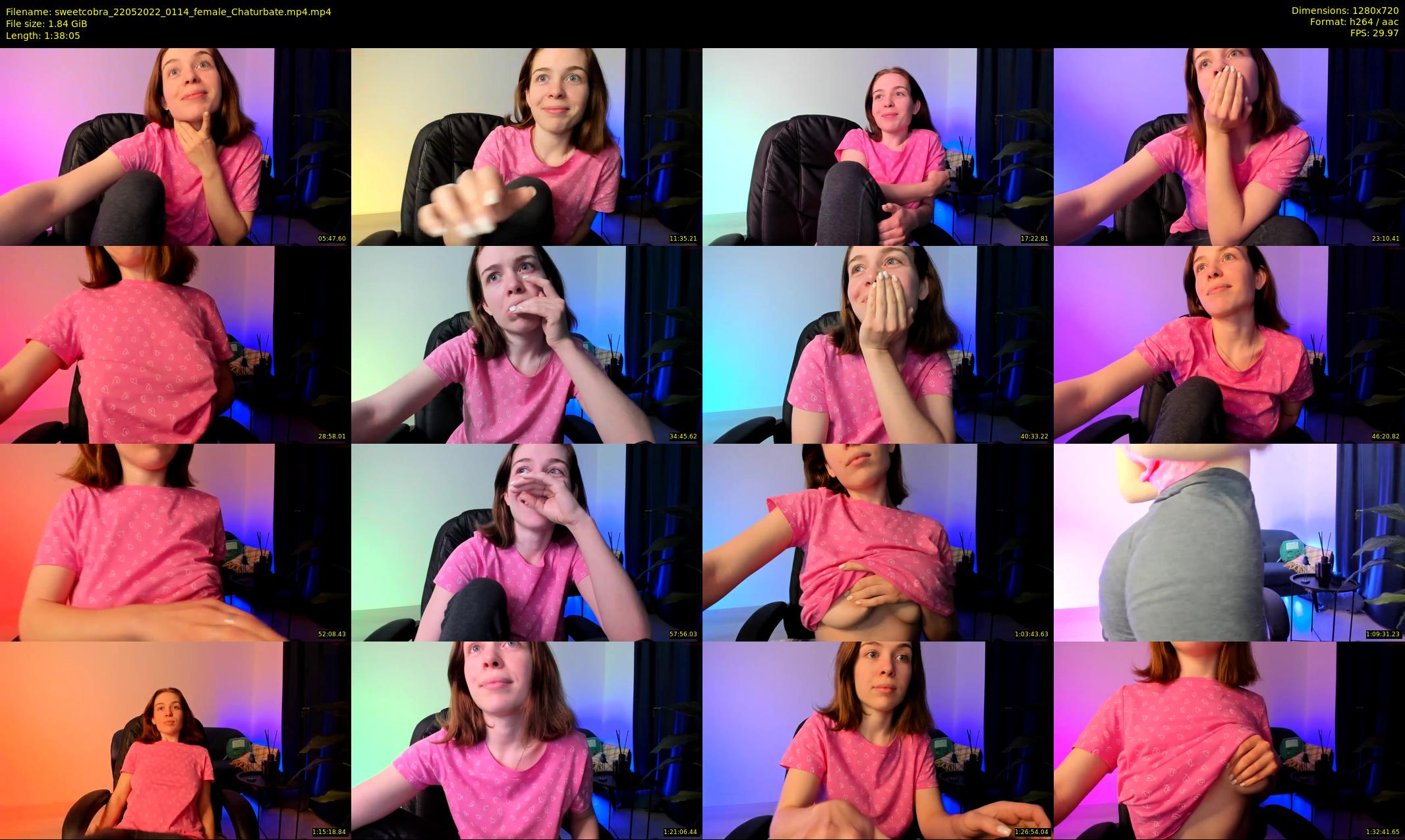 sweetcobra — 99 minute Chaturbate female cam show recording, 720p, May 22, 2022