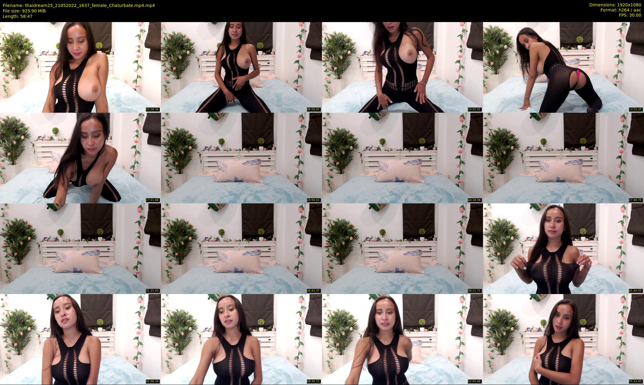 thaidream25 — 59 minute Chaturbate female cam show recording, 1080p, May 21, 2022