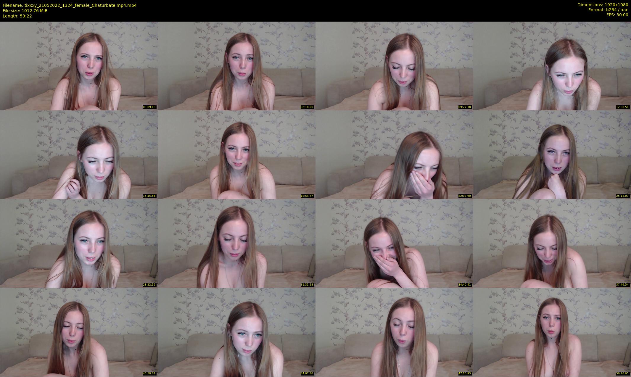 tixxxy — 54 minute Chaturbate female cam show recording, 1080p, May 21, 2022