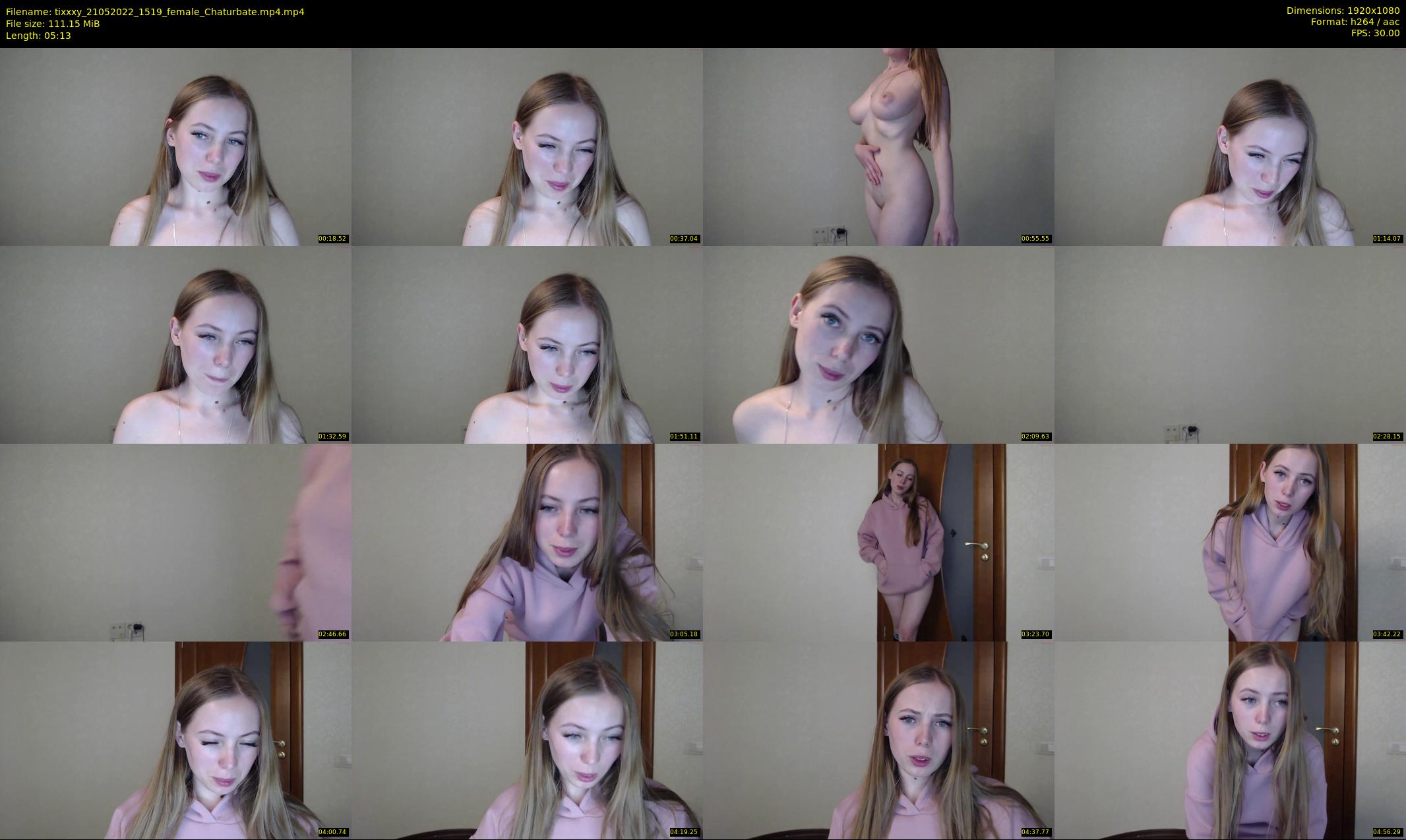 tixxxy — 6 minute Chaturbate female cam show recording, 1080p, May 21, 2022