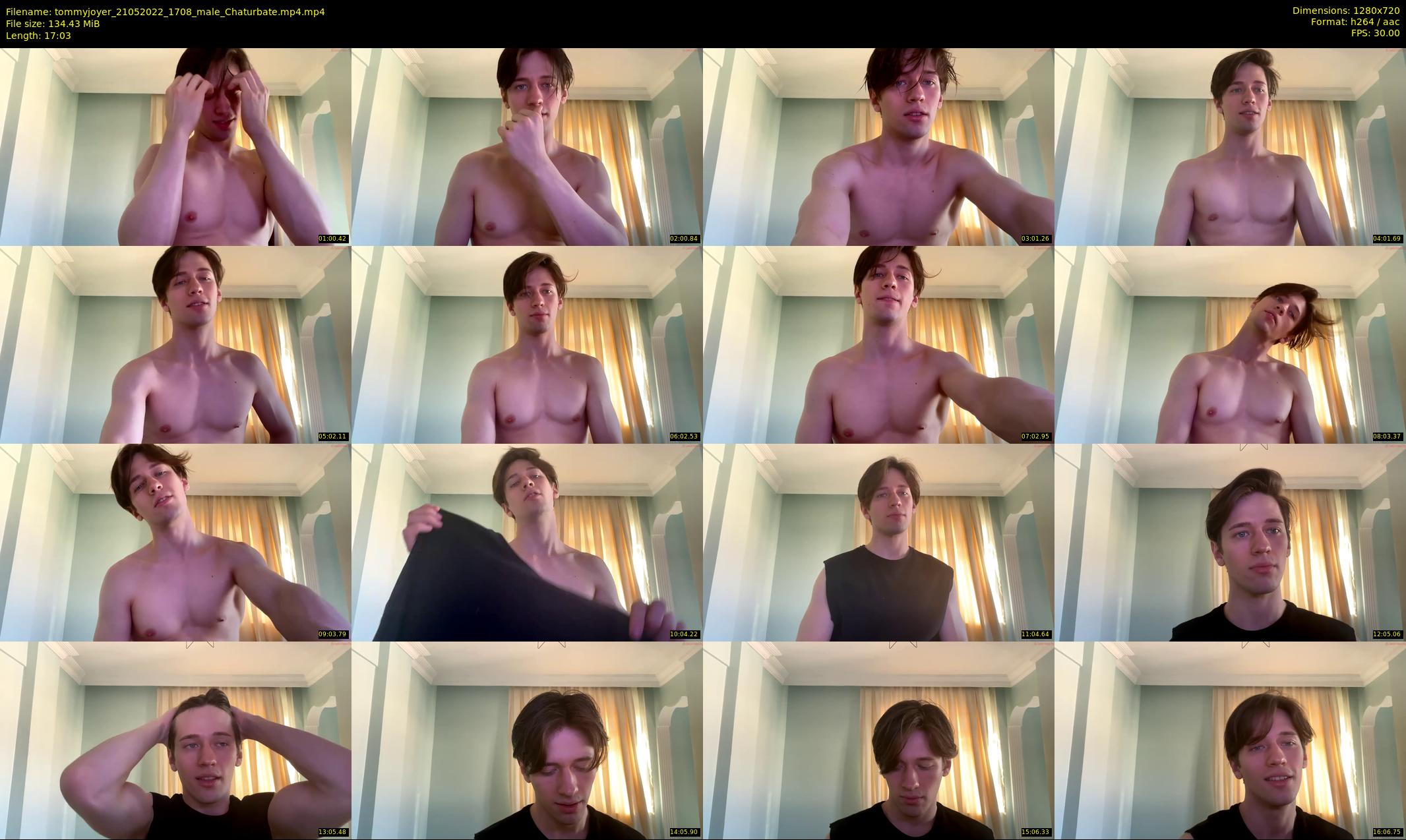 tommyjoyer — 18 minute Chaturbate male cam show recording, 720p, May 21, 2022