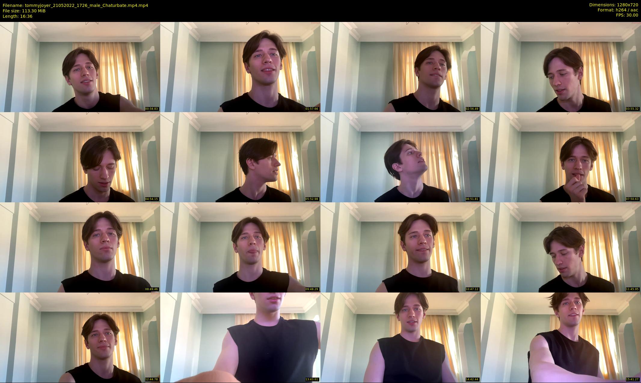 tommyjoyer — 17 minute Chaturbate male cam show recording, 720p, May 21, 2022