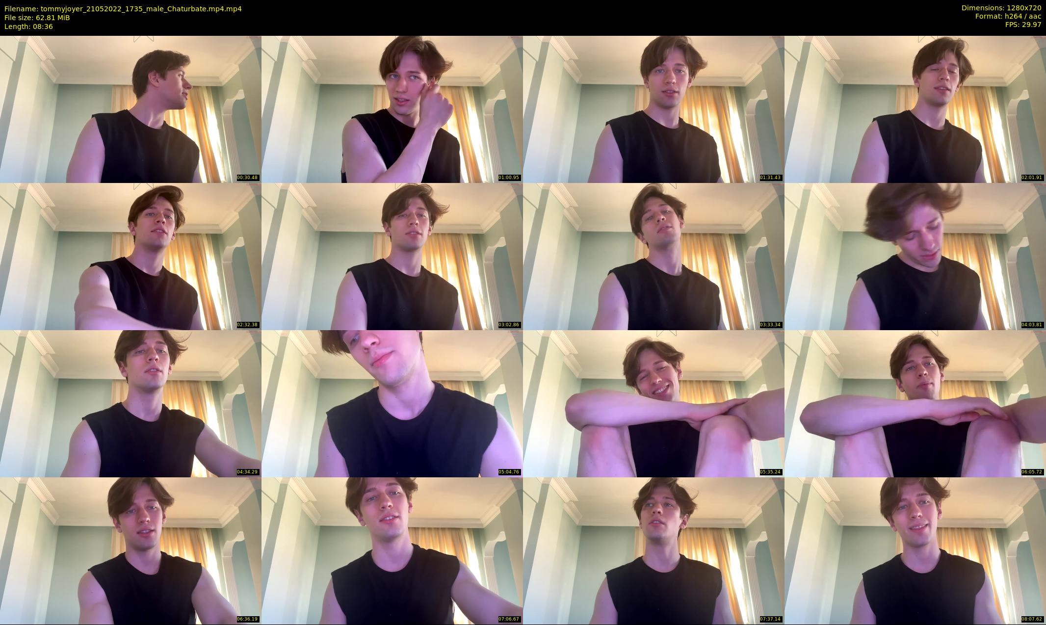 tommyjoyer — 9 minute Chaturbate male cam show recording, 720p, May 21, 2022