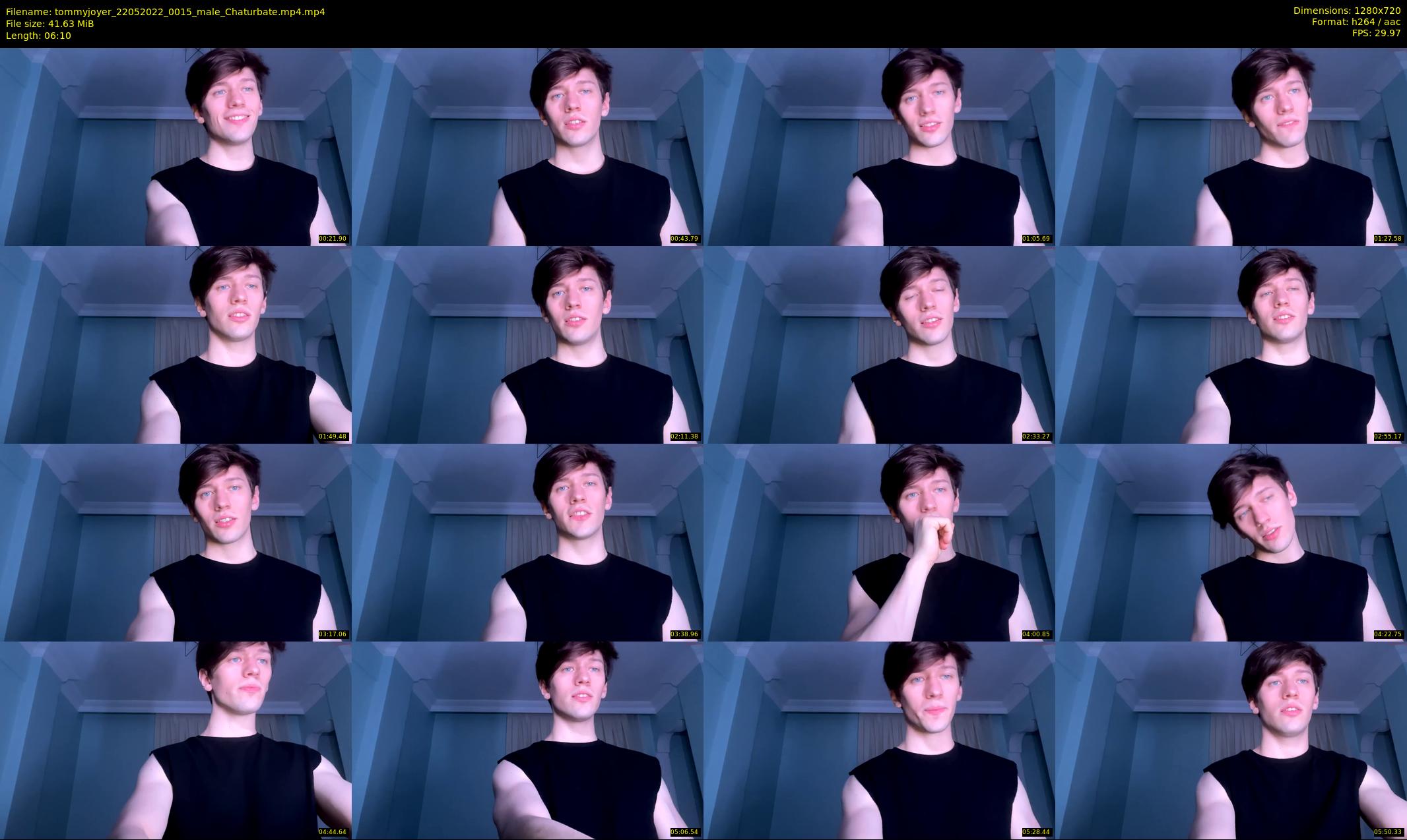 tommyjoyer — 7 minute Chaturbate male cam show recording, 720p, May 22, 2022