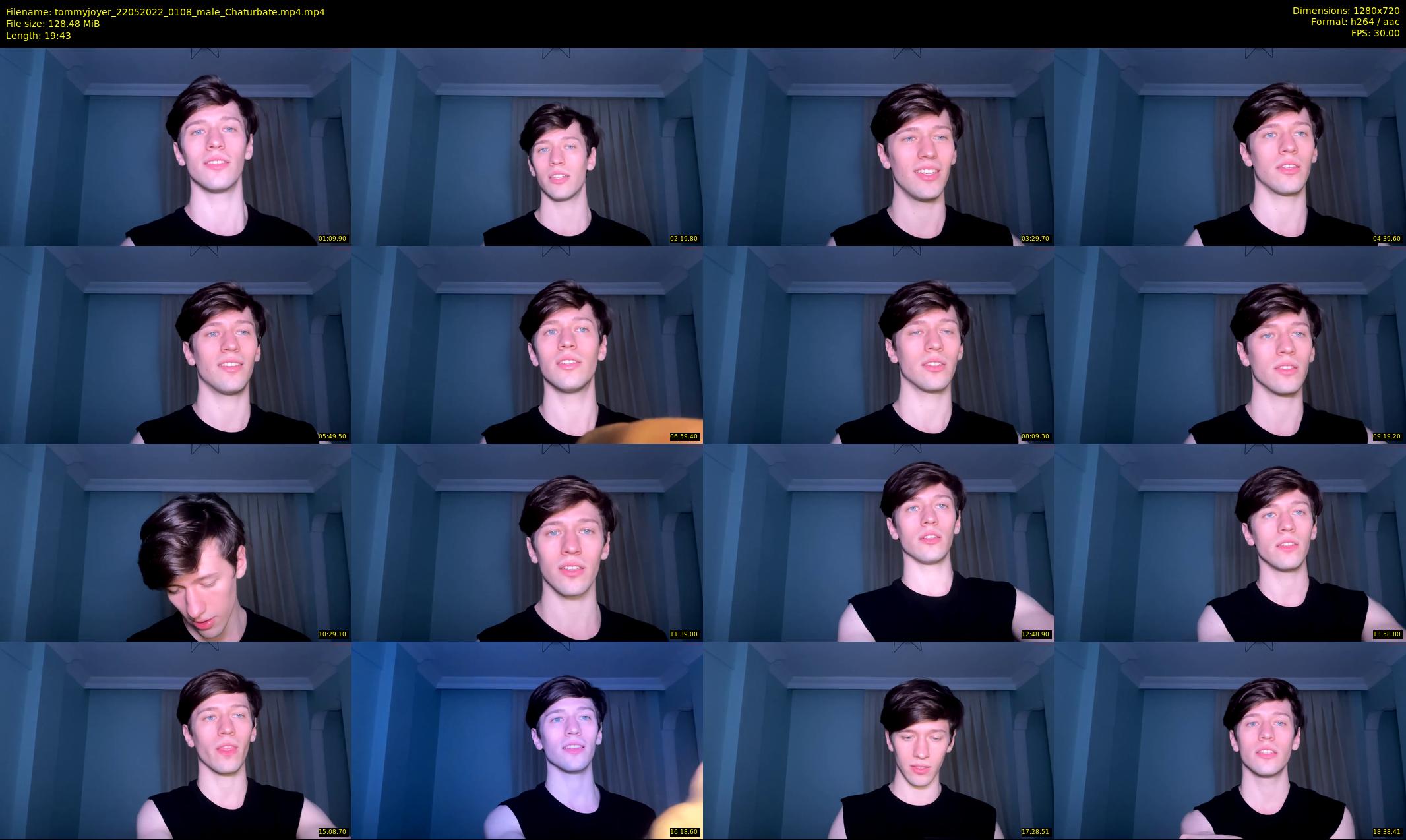 tommyjoyer — 20 minute Chaturbate male cam show recording, 720p, May 22, 2022