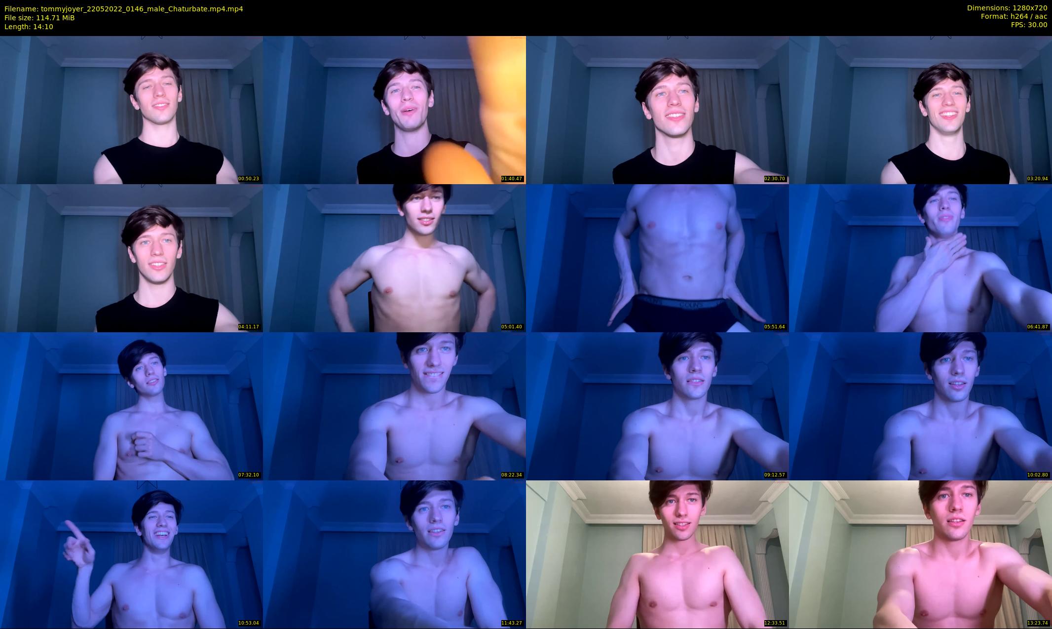 tommyjoyer — 15 minute Chaturbate male cam show recording, 720p, May 22, 2022